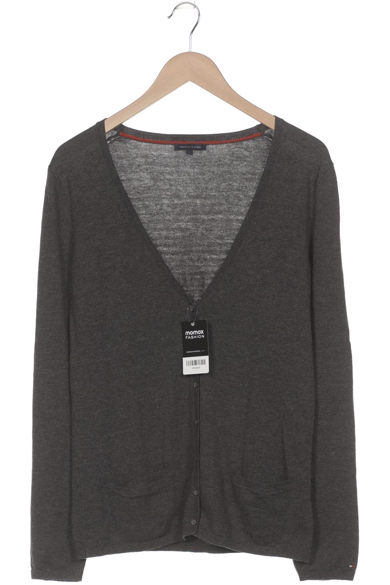 

Tommy Hilfiger Damen Strickjacke, grau, Gr. 42