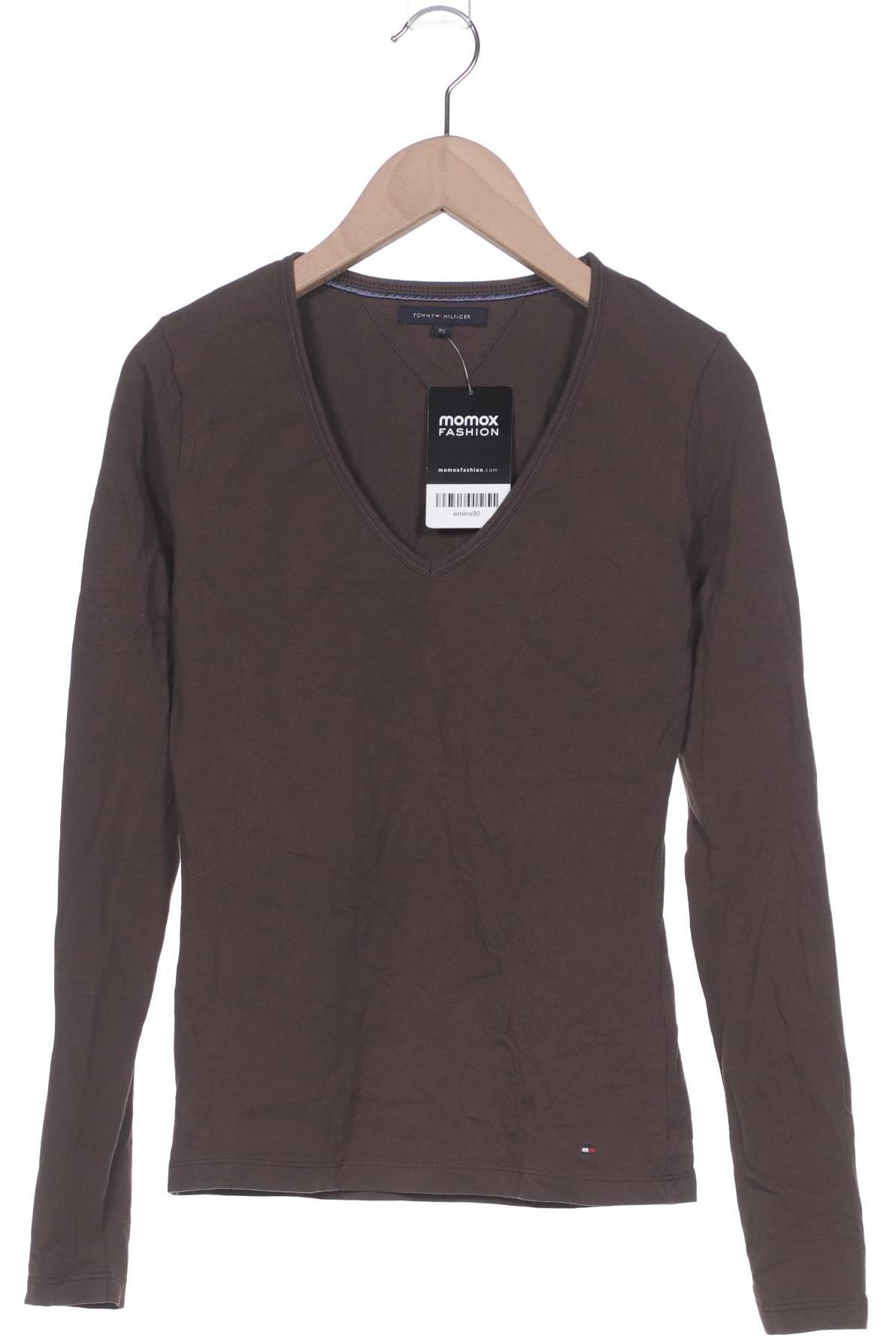 

Tommy Hilfiger Damen Langarmshirt, braun, Gr. 34