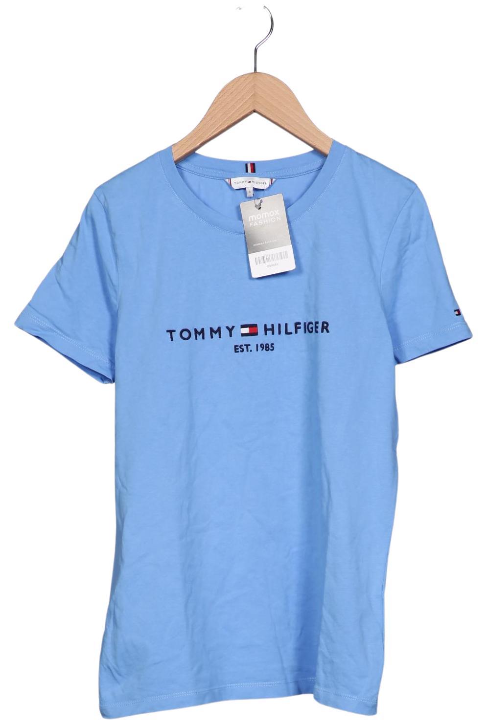 

Tommy Hilfiger Damen T-Shirt, blau, Gr. 36