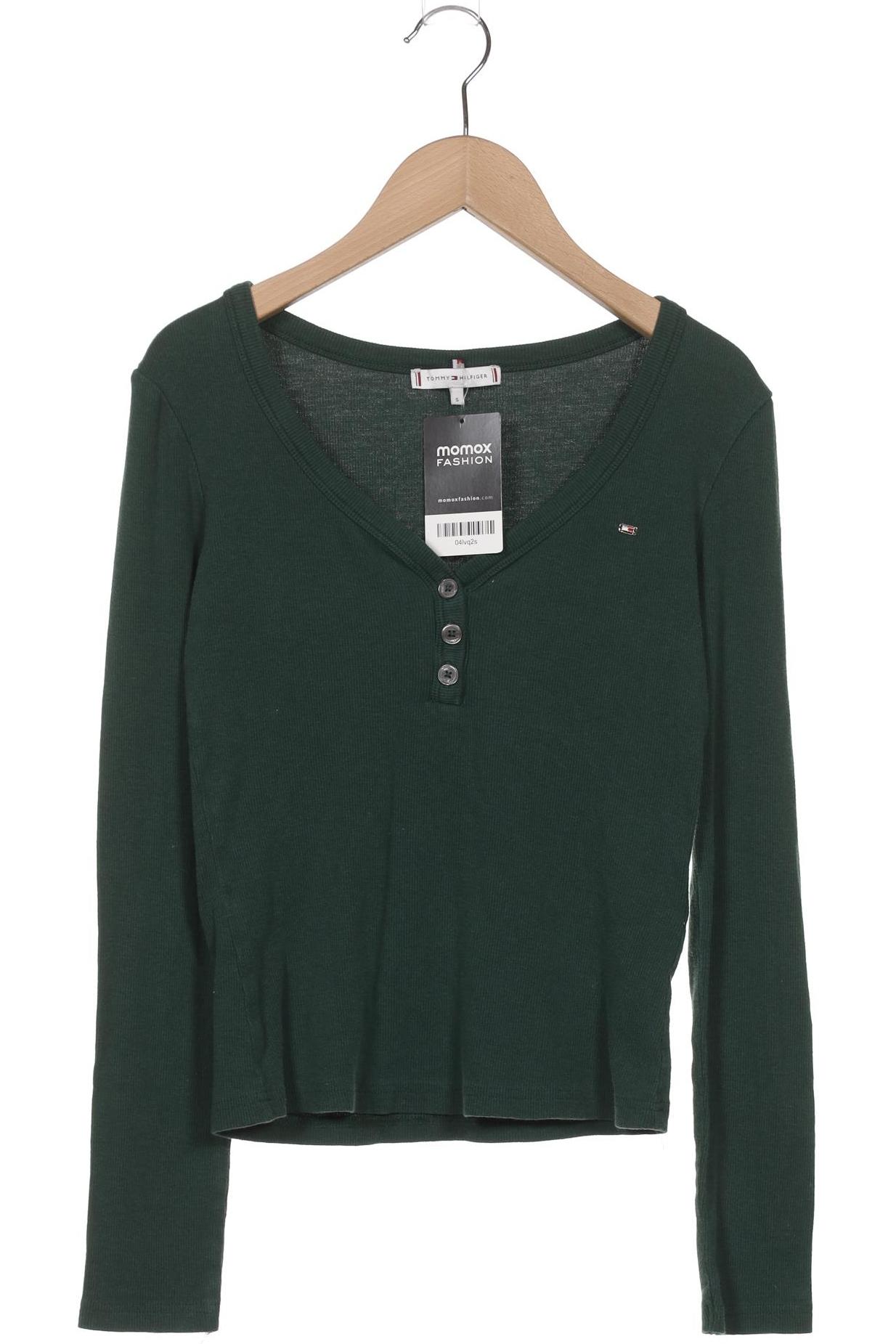 

Tommy Hilfiger Damen Langarmshirt, grün, Gr. 36