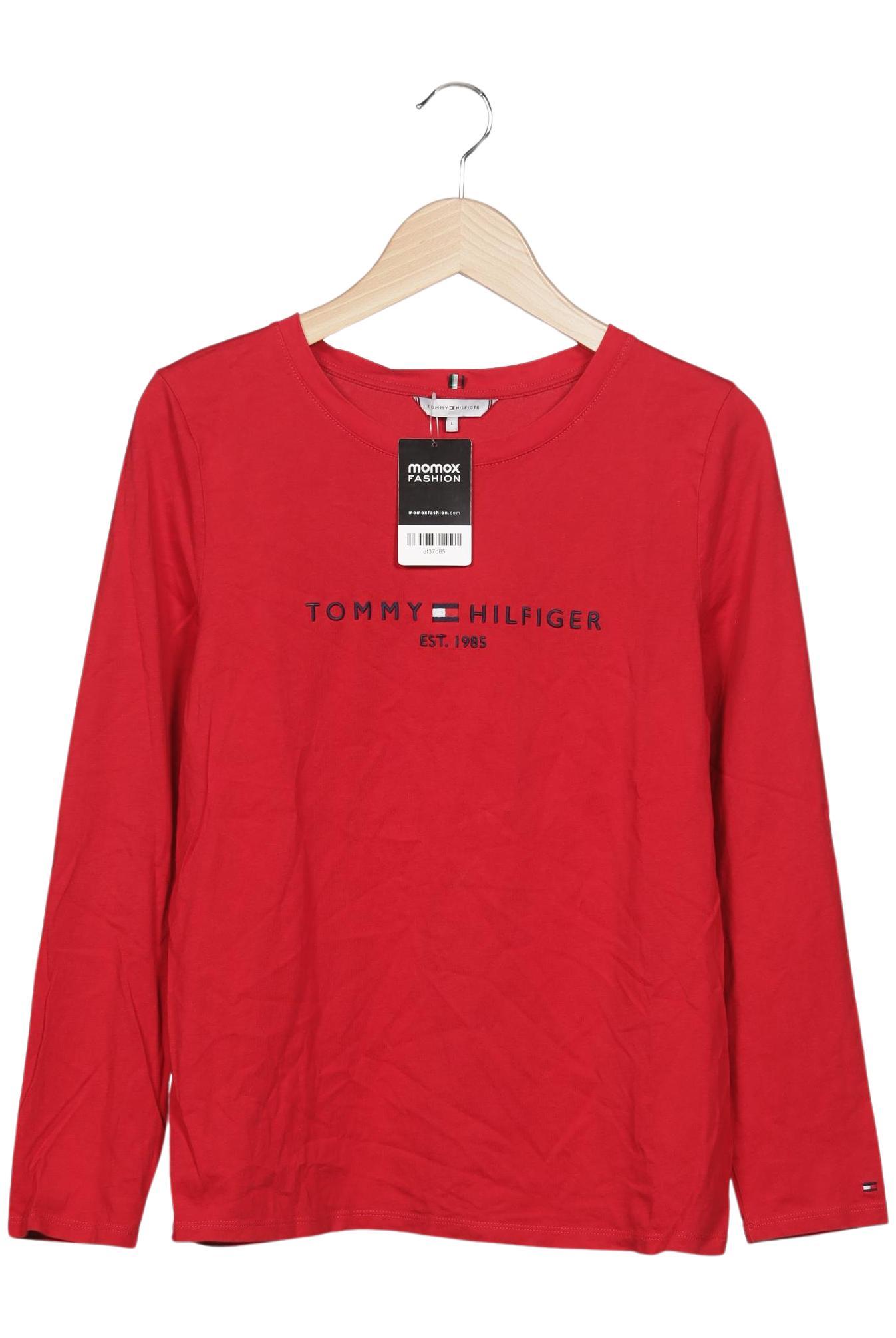 

Tommy Hilfiger Damen Langarmshirt, rot, Gr. 42