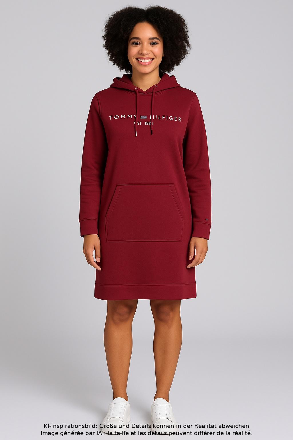 

Tommy Hilfiger Damen Kleid, bordeaux, Gr. 36