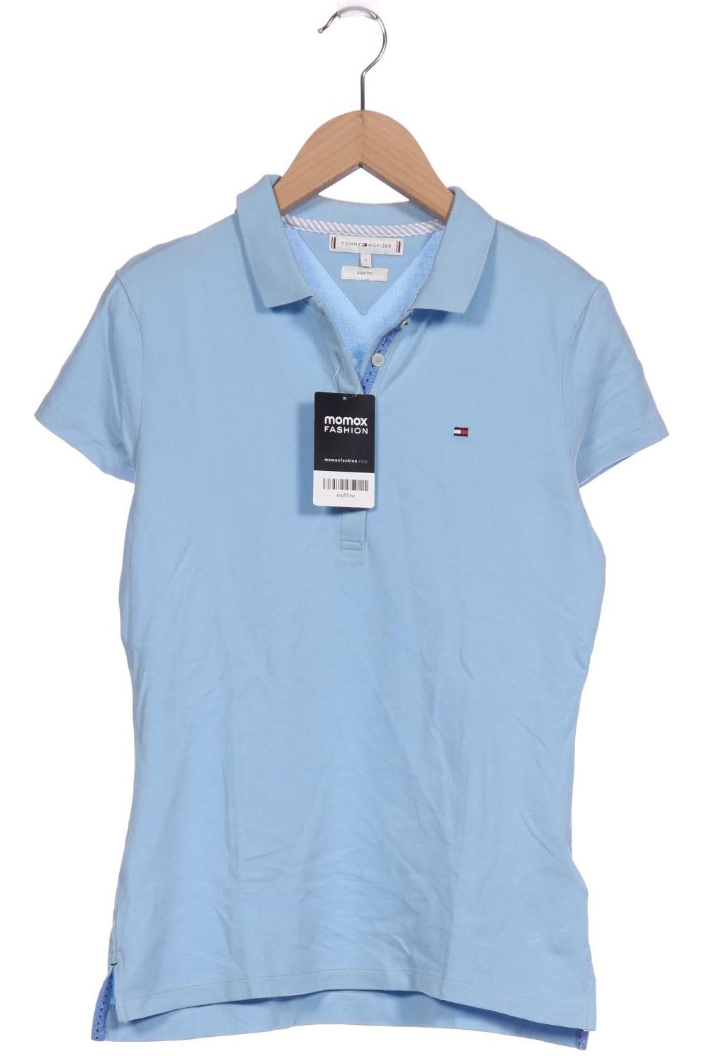 

Tommy Hilfiger Damen Poloshirt, hellblau, Gr. 36