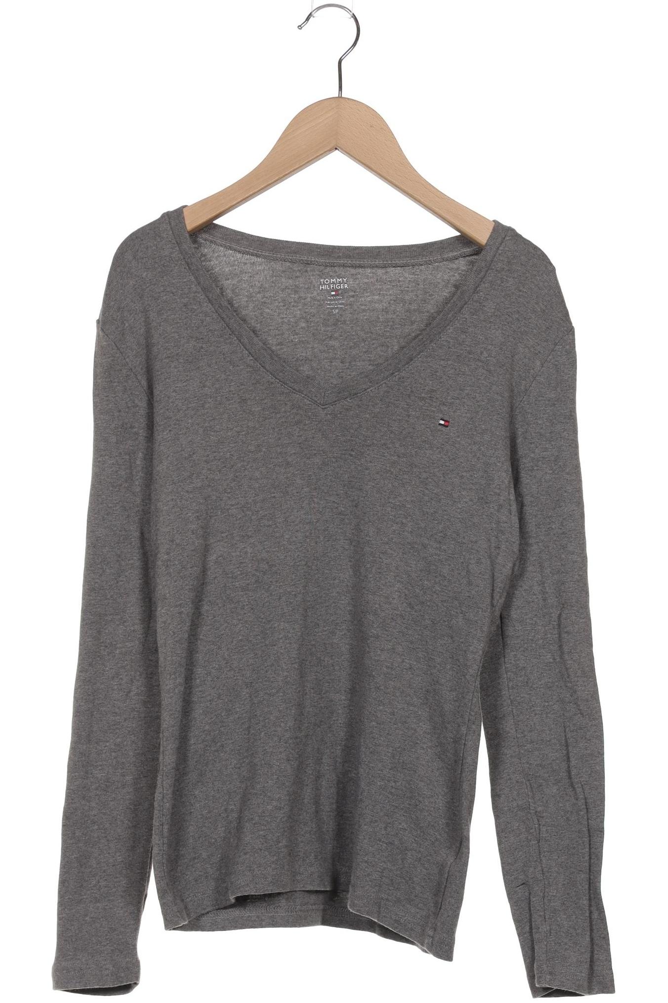 

Tommy Hilfiger Damen Langarmshirt, grau, Gr. 36