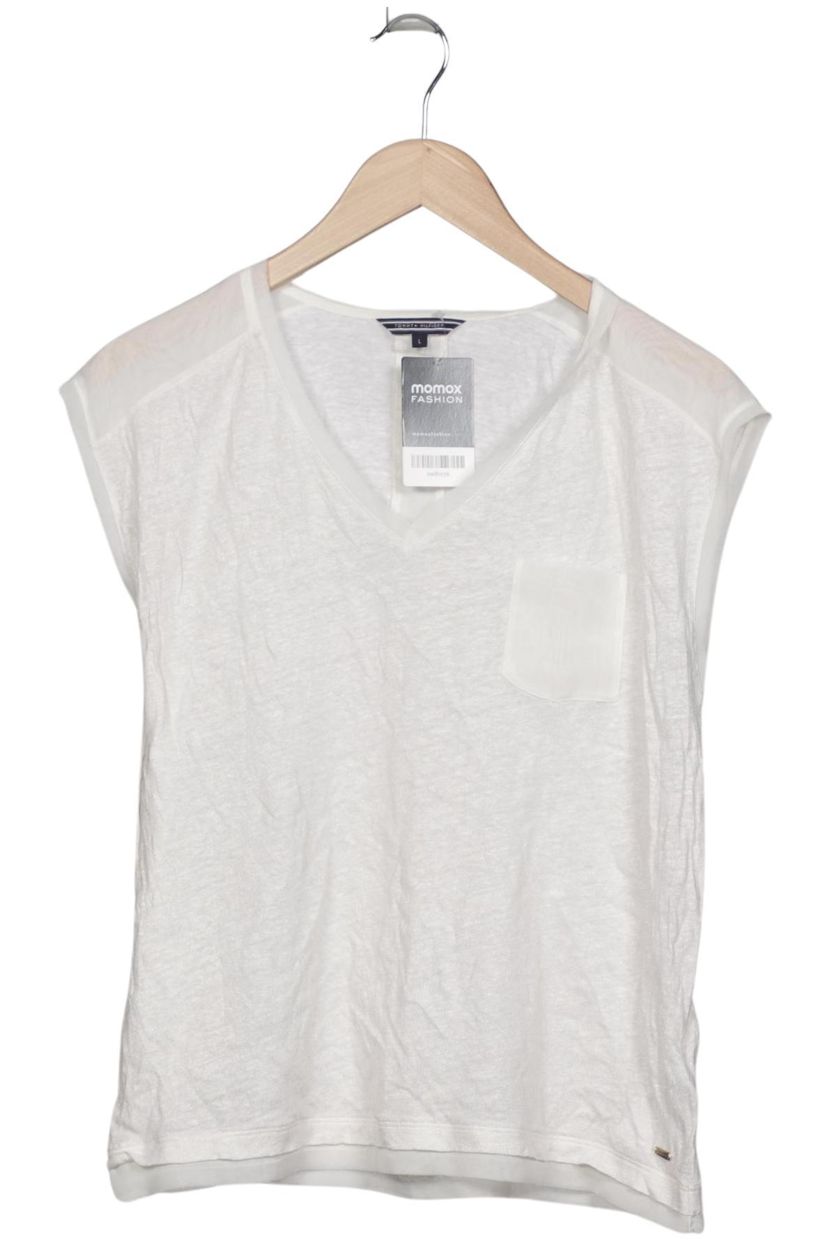 

Tommy Hilfiger Damen T-Shirt, cremeweiß, Gr. 42