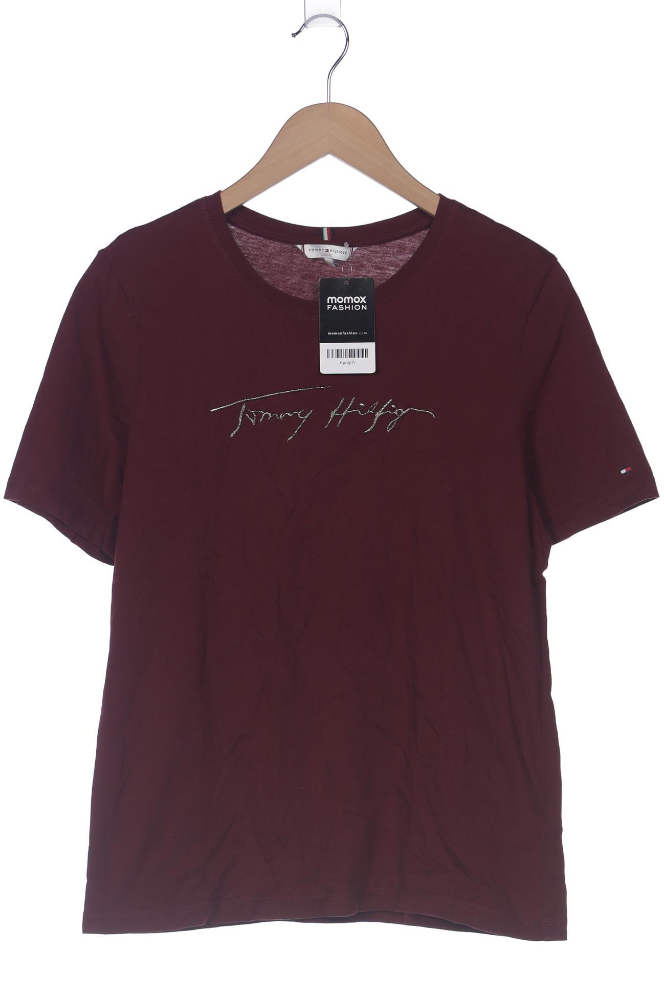 

Tommy Hilfiger Damen T-Shirt, bordeaux, Gr. 42