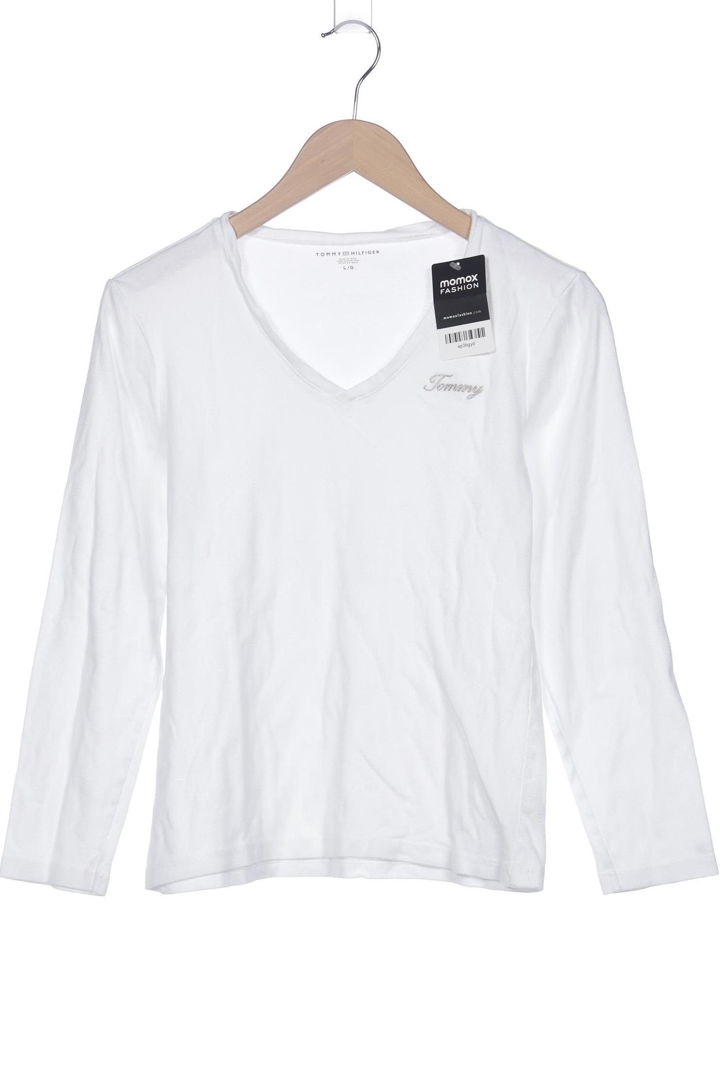 

Tommy Hilfiger Damen Langarmshirt, weiß, Gr. 42