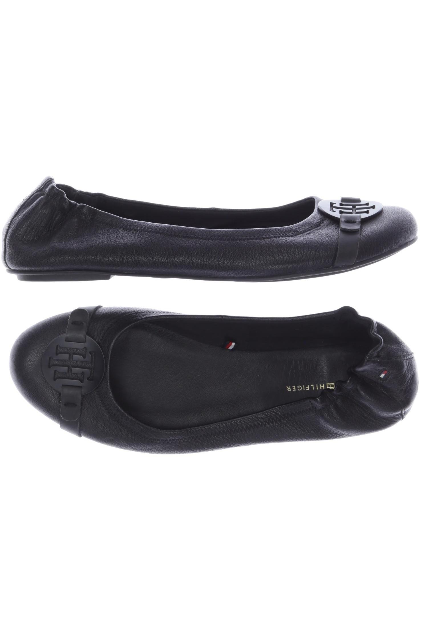 

Tommy Hilfiger Damen Ballerinas, schwarz, Gr. 39