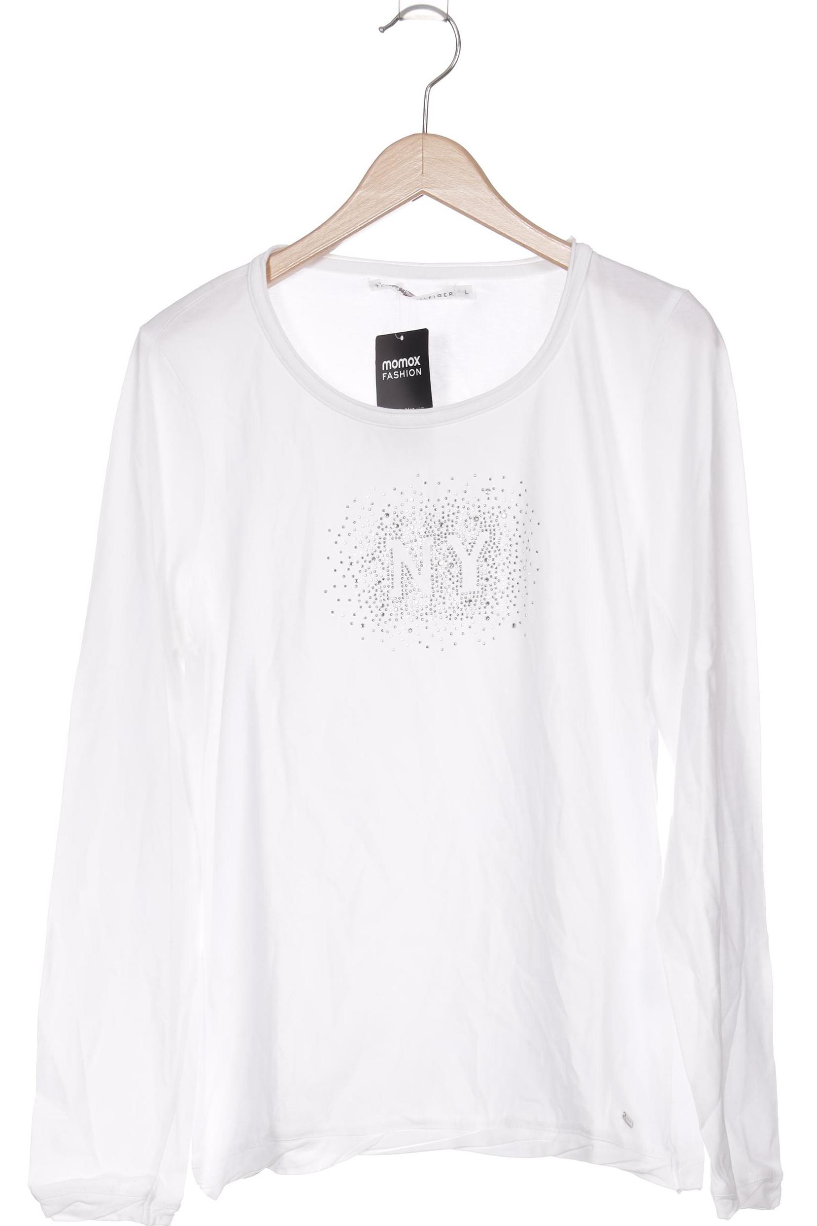 

Tommy Hilfiger Damen Langarmshirt, weiß, Gr.