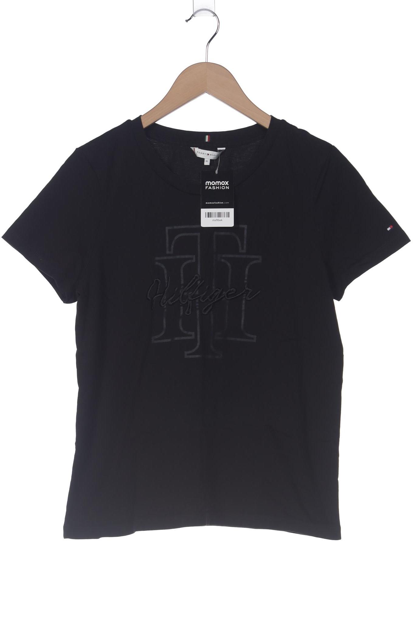 

Tommy Hilfiger Damen T-Shirt, schwarz, Gr. 44