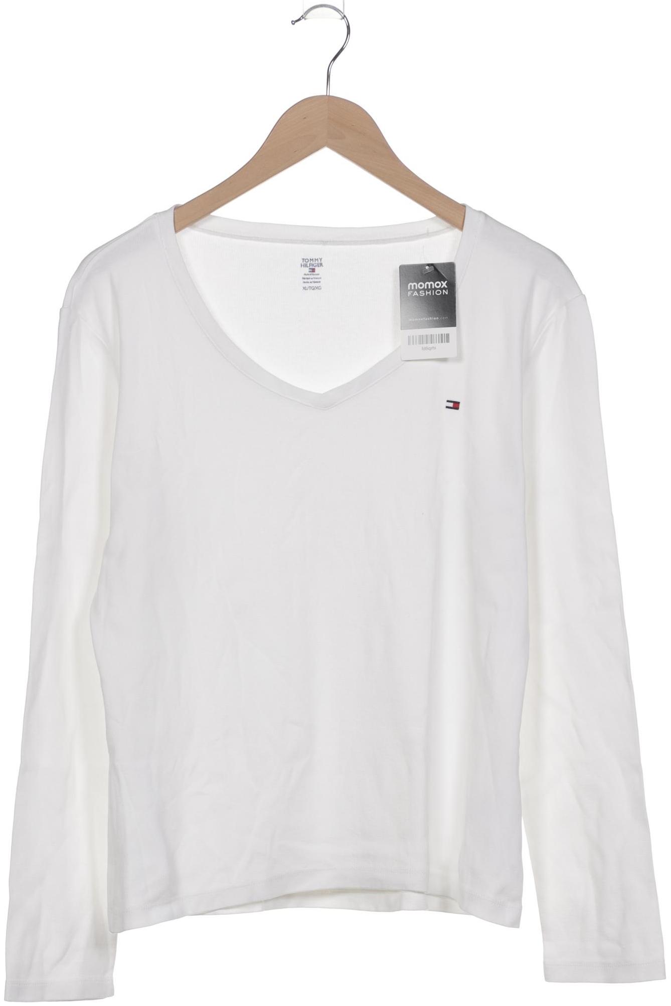 

Tommy Hilfiger Damen Langarmshirt, weiß, Gr. 44
