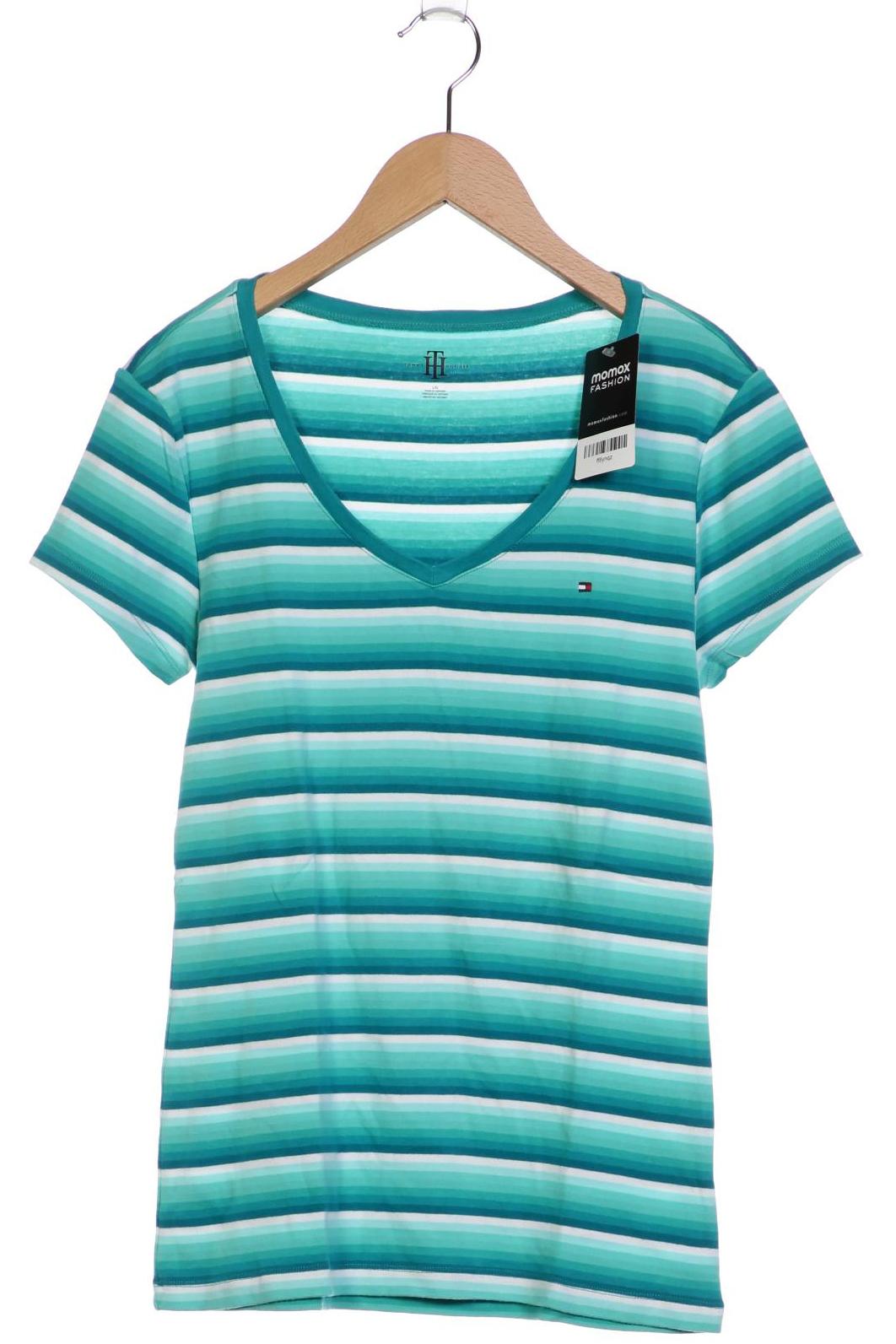 

Tommy Hilfiger Damen T-Shirt, türkis, Gr. 42