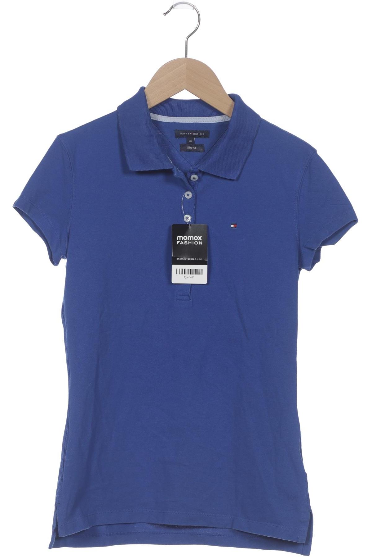 

Tommy Hilfiger Damen Poloshirt, blau, Gr. 34