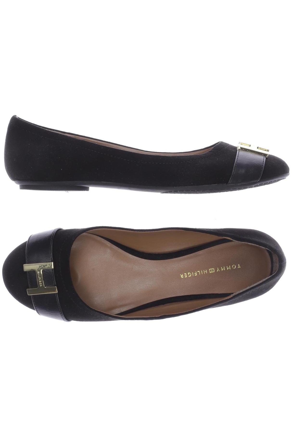 

Tommy Hilfiger Damen Ballerinas, schwarz, Gr. 6.5