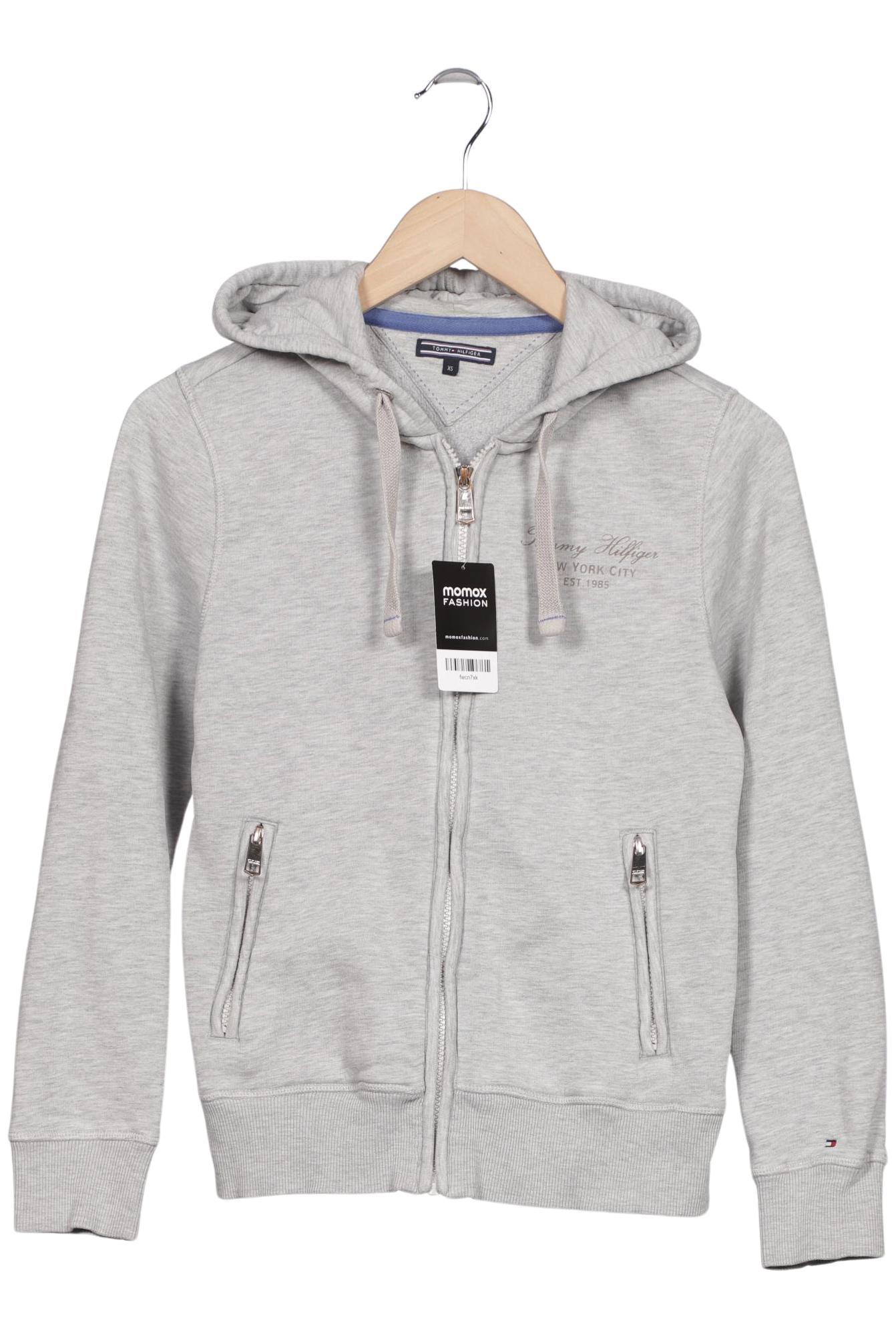 

Tommy Hilfiger Damen Kapuzenpullover, grau, Gr. 34