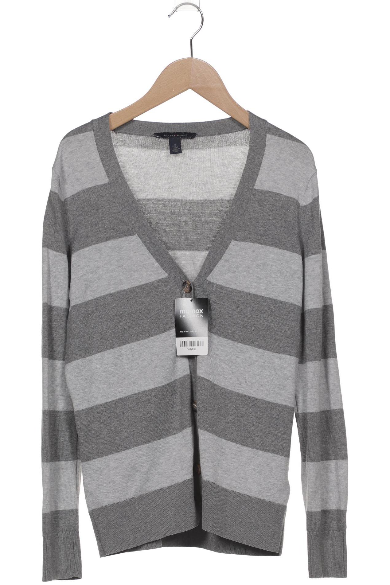 

Tommy Hilfiger Damen Strickjacke, grau, Gr. 38