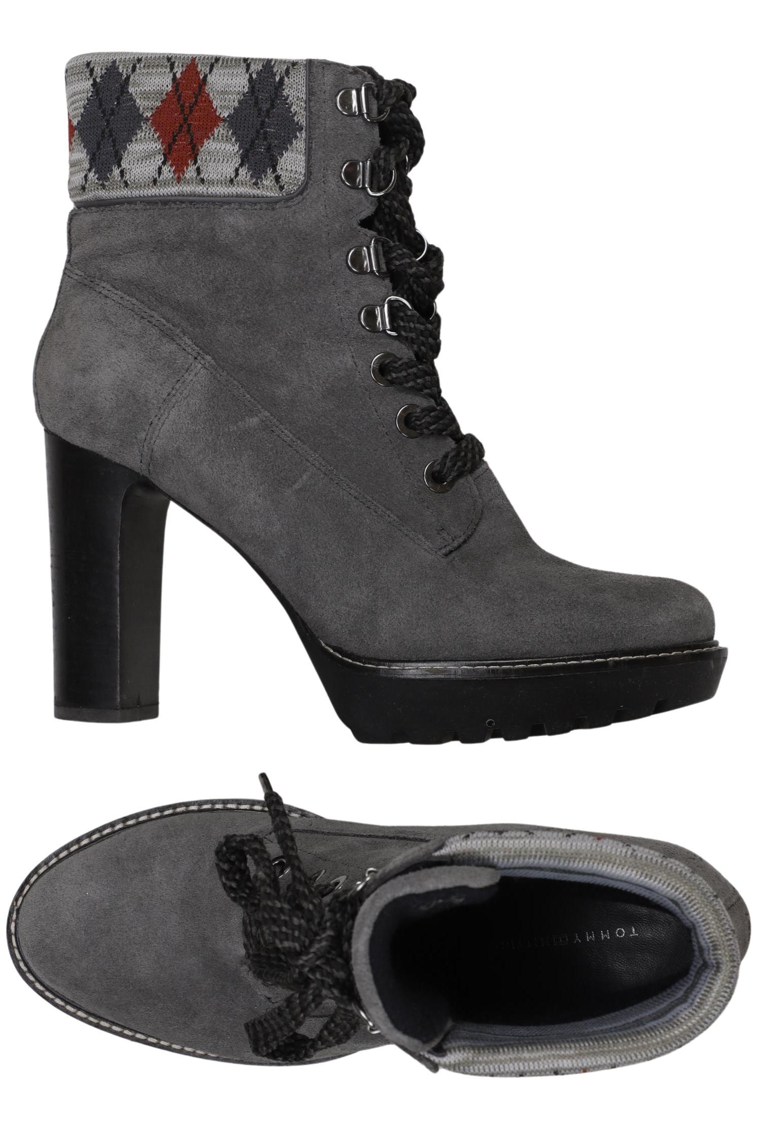 

Tommy Hilfiger Damen Stiefelette, grau, Gr. 38