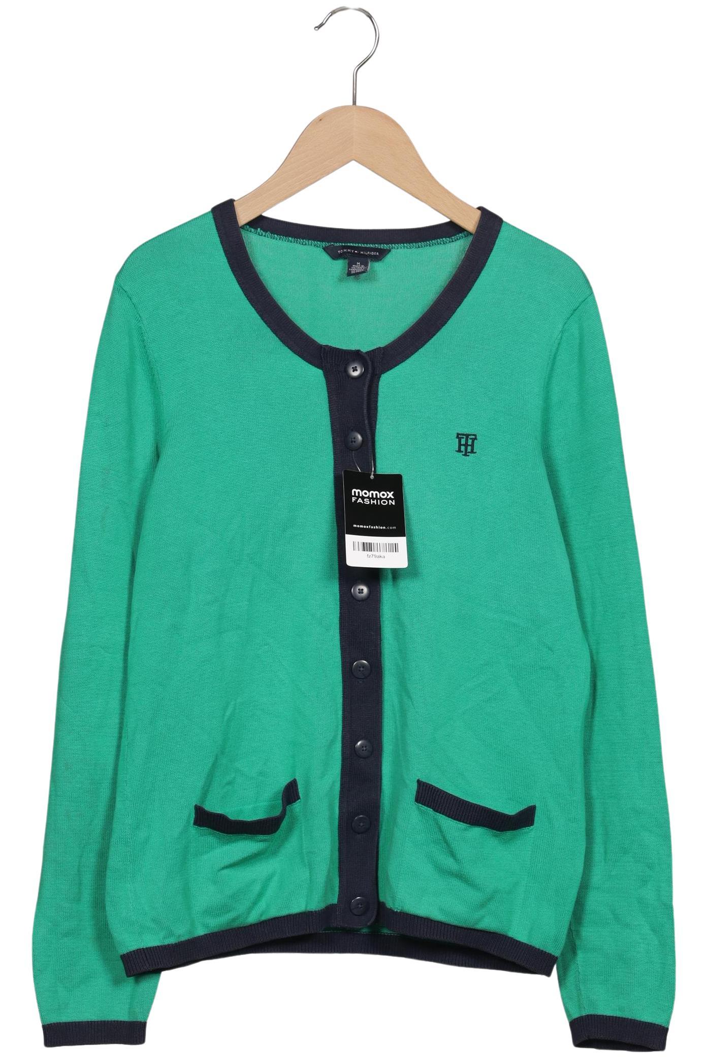 

Tommy Hilfiger Damen Strickjacke, grün, Gr. 38