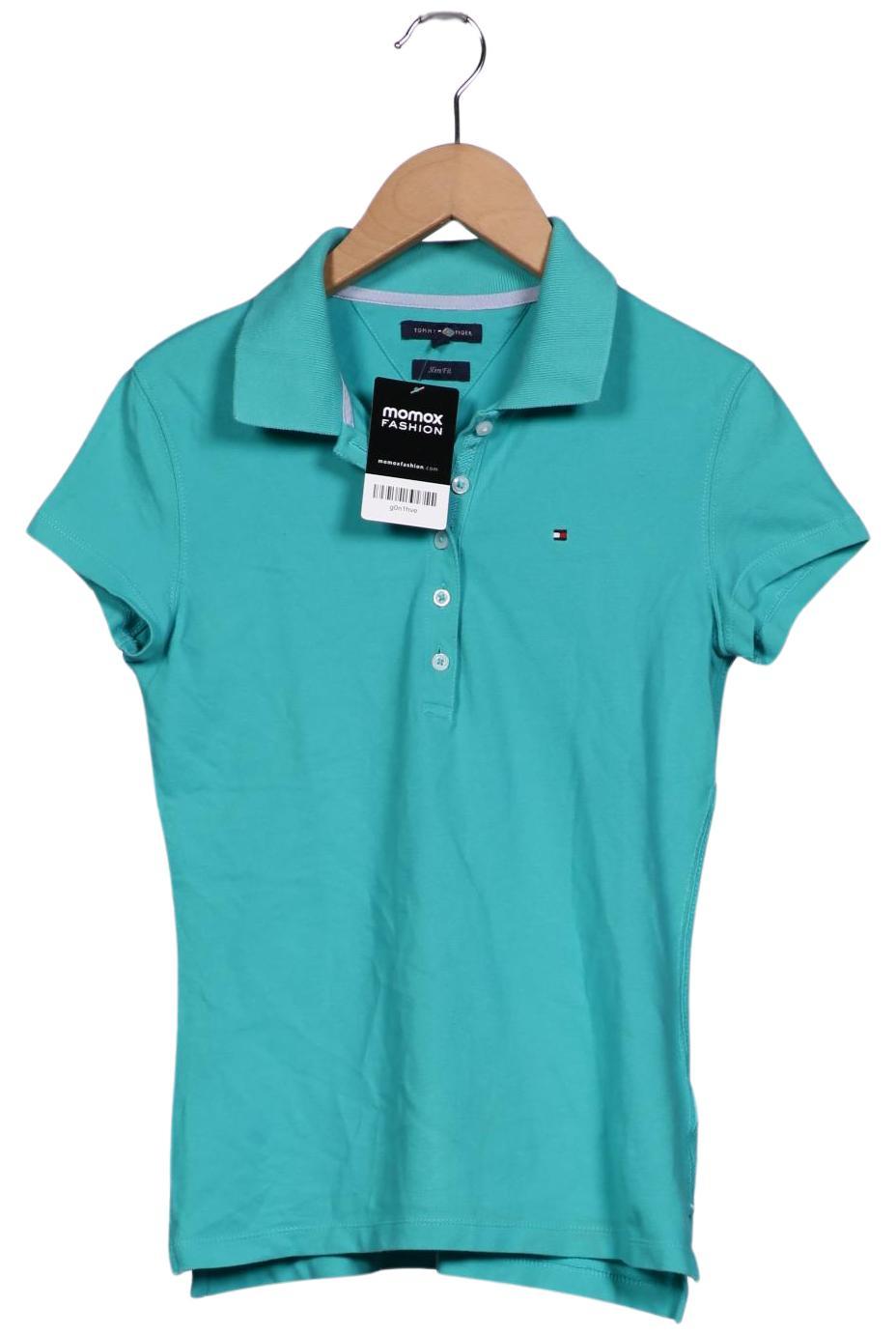 

Tommy Hilfiger Damen Poloshirt, türkis, Gr. 34
