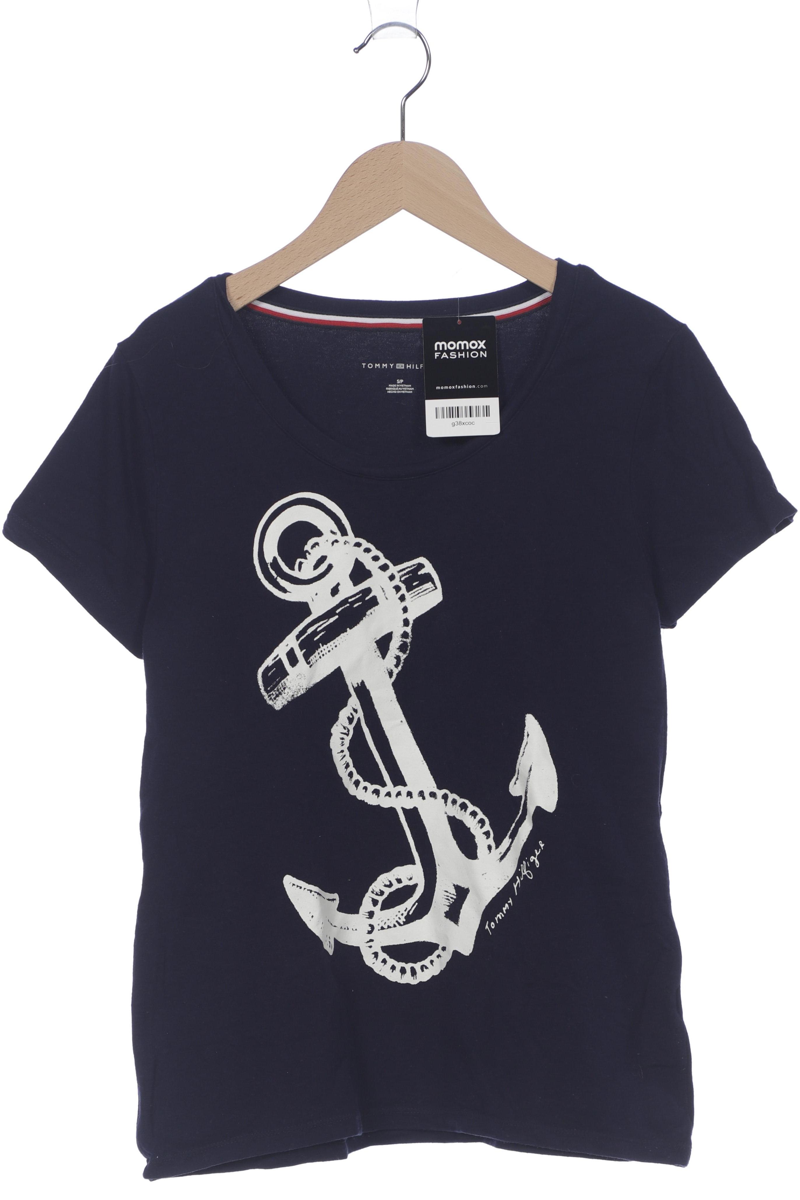 

Tommy Hilfiger Damen T-Shirt, marineblau, Gr. 36