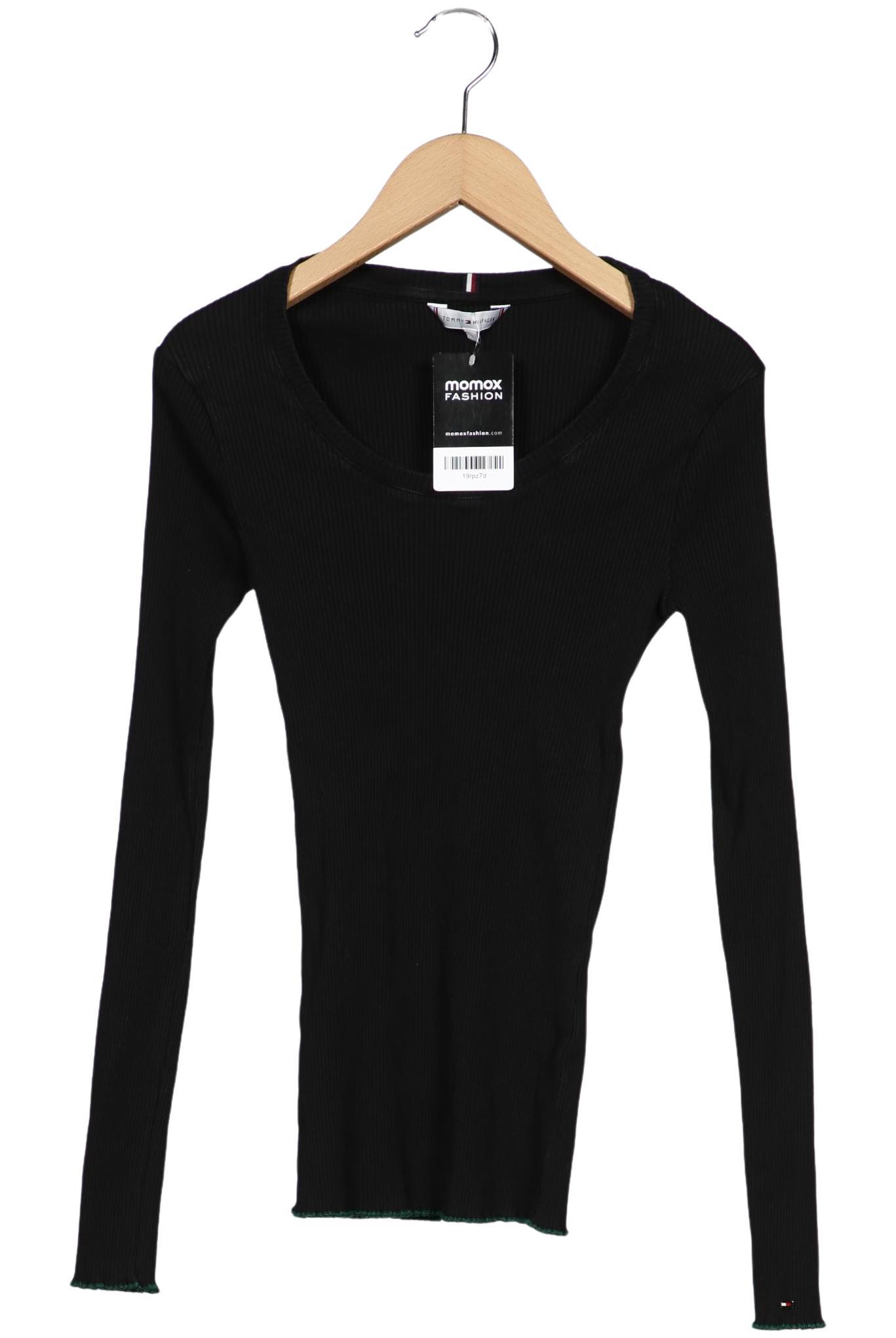 

Tommy Hilfiger Damen Langarmshirt, schwarz, Gr. 36