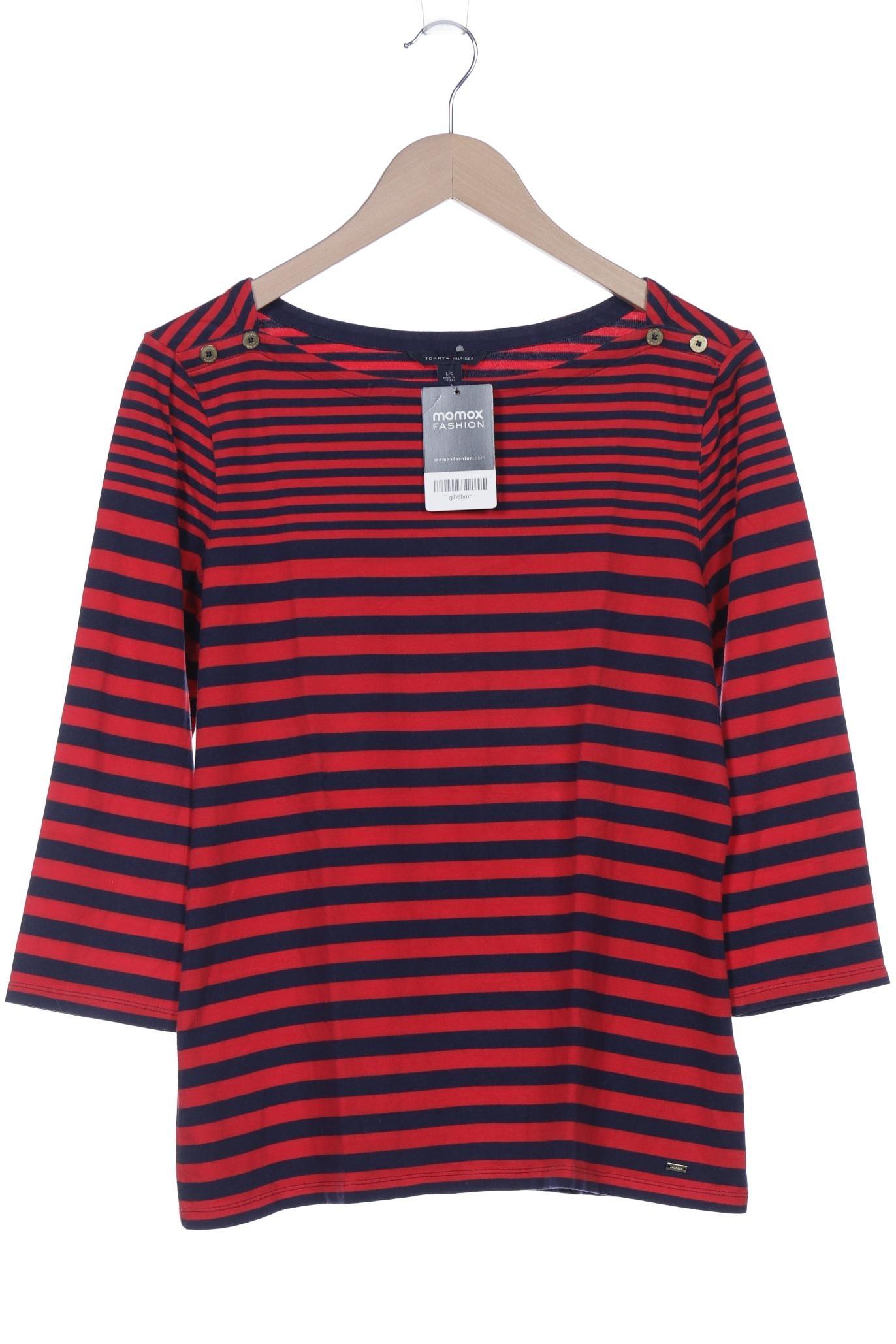 

Tommy Hilfiger Damen Langarmshirt, rot, Gr. 42