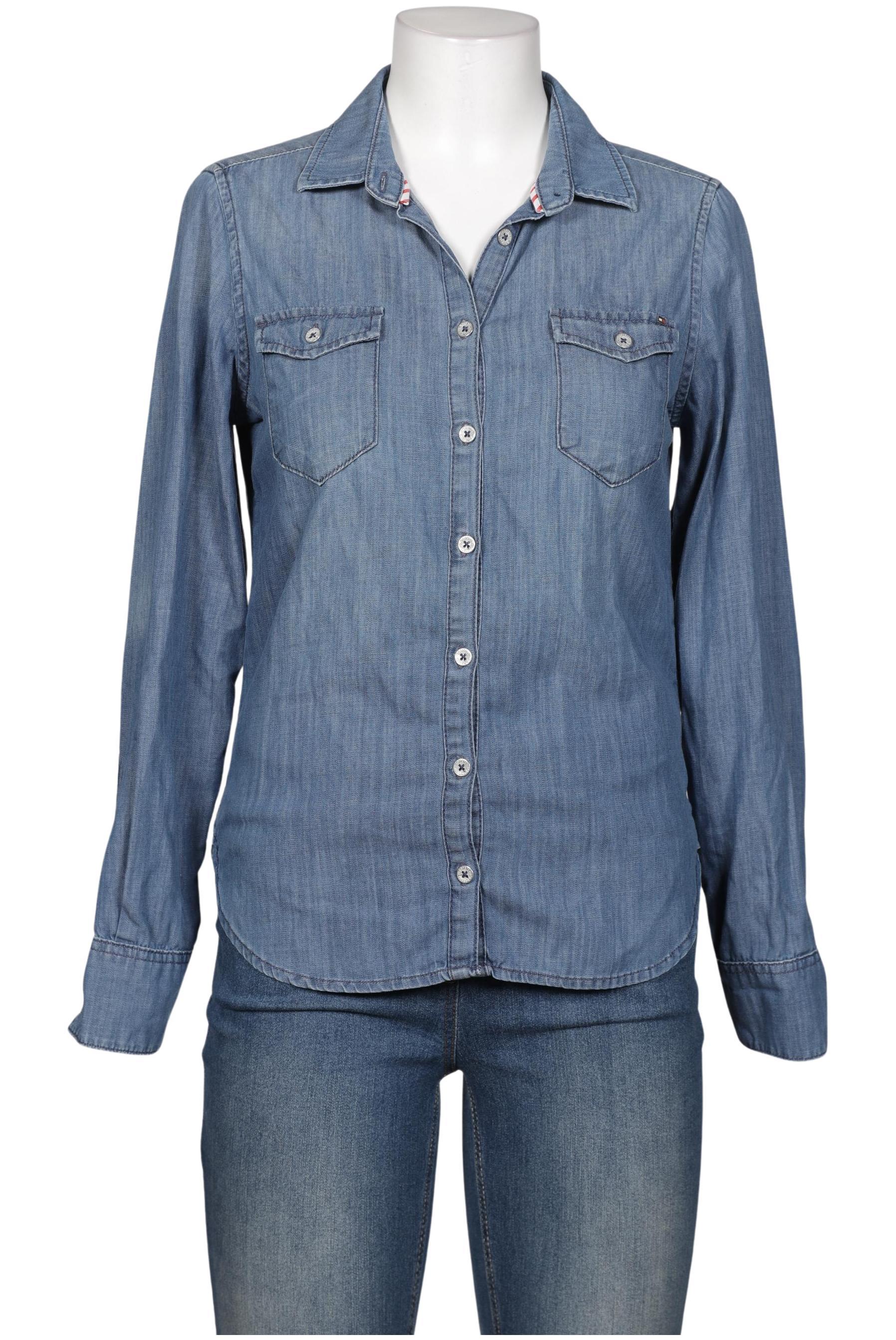 

Tommy Hilfiger Damen Bluse, blau, Gr. 6