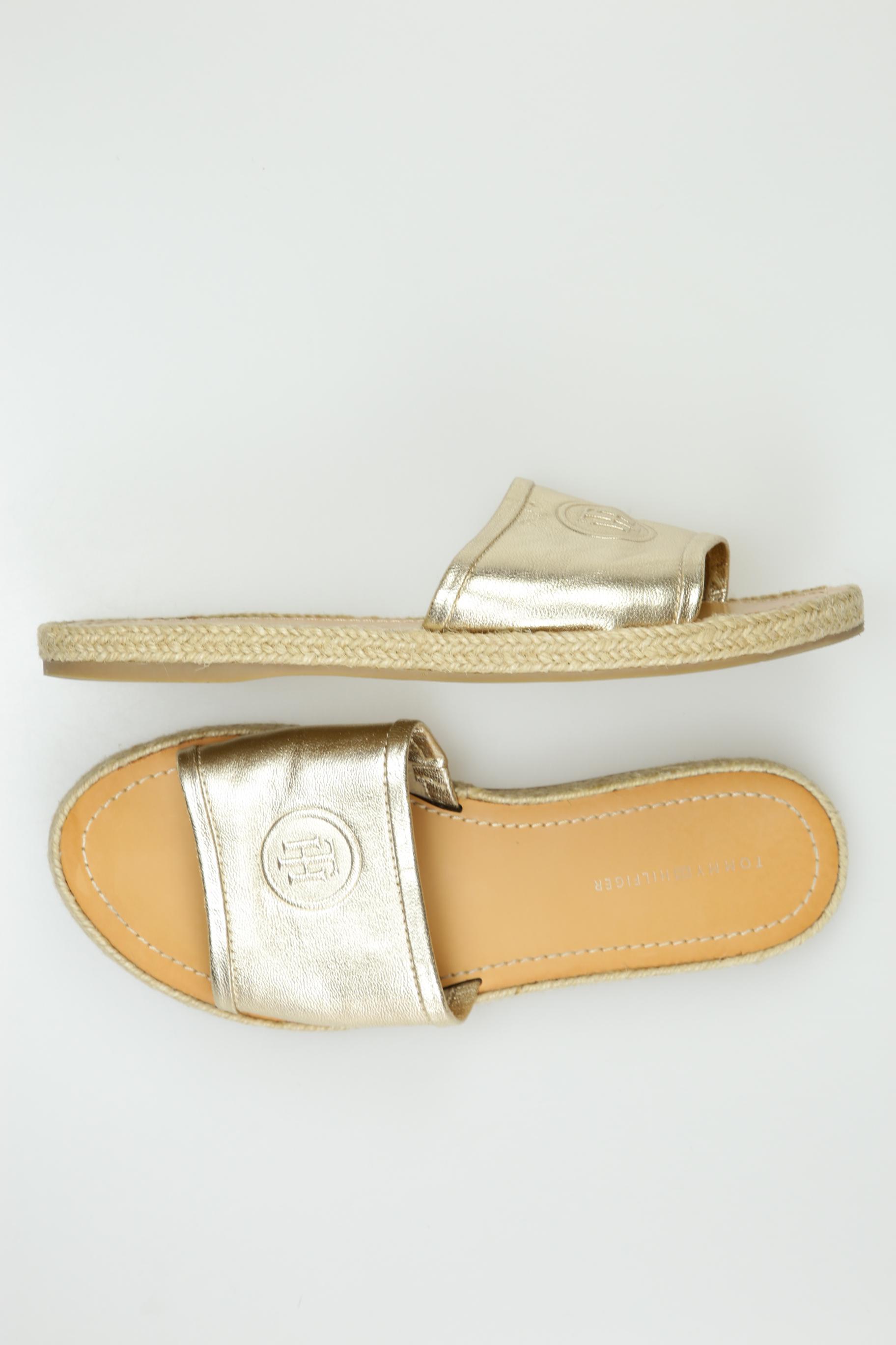 

Tommy Hilfiger Damen Sandale, gold, Gr. 38