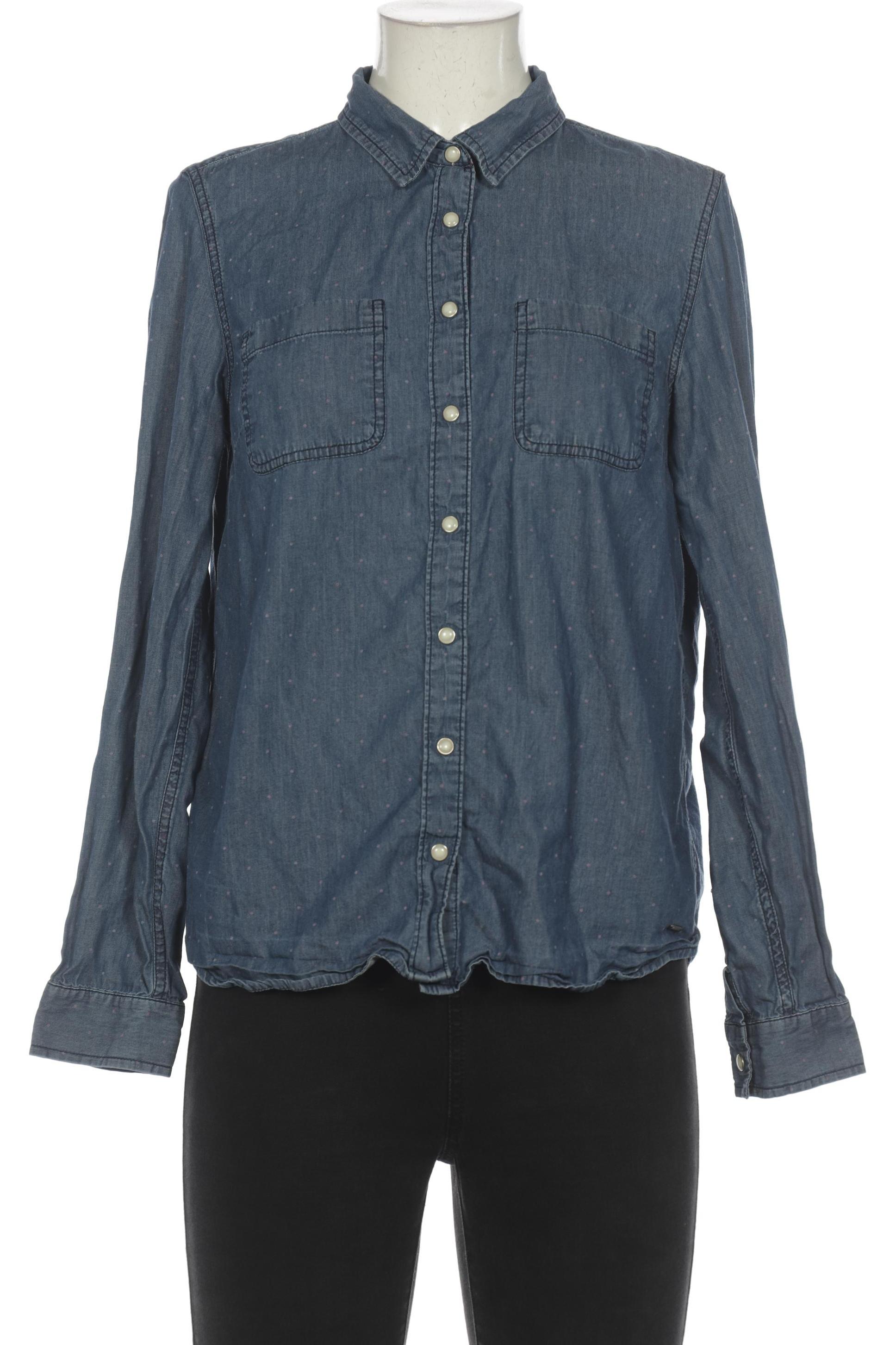 

Tommy Hilfiger Damen Bluse, blau, Gr. 38