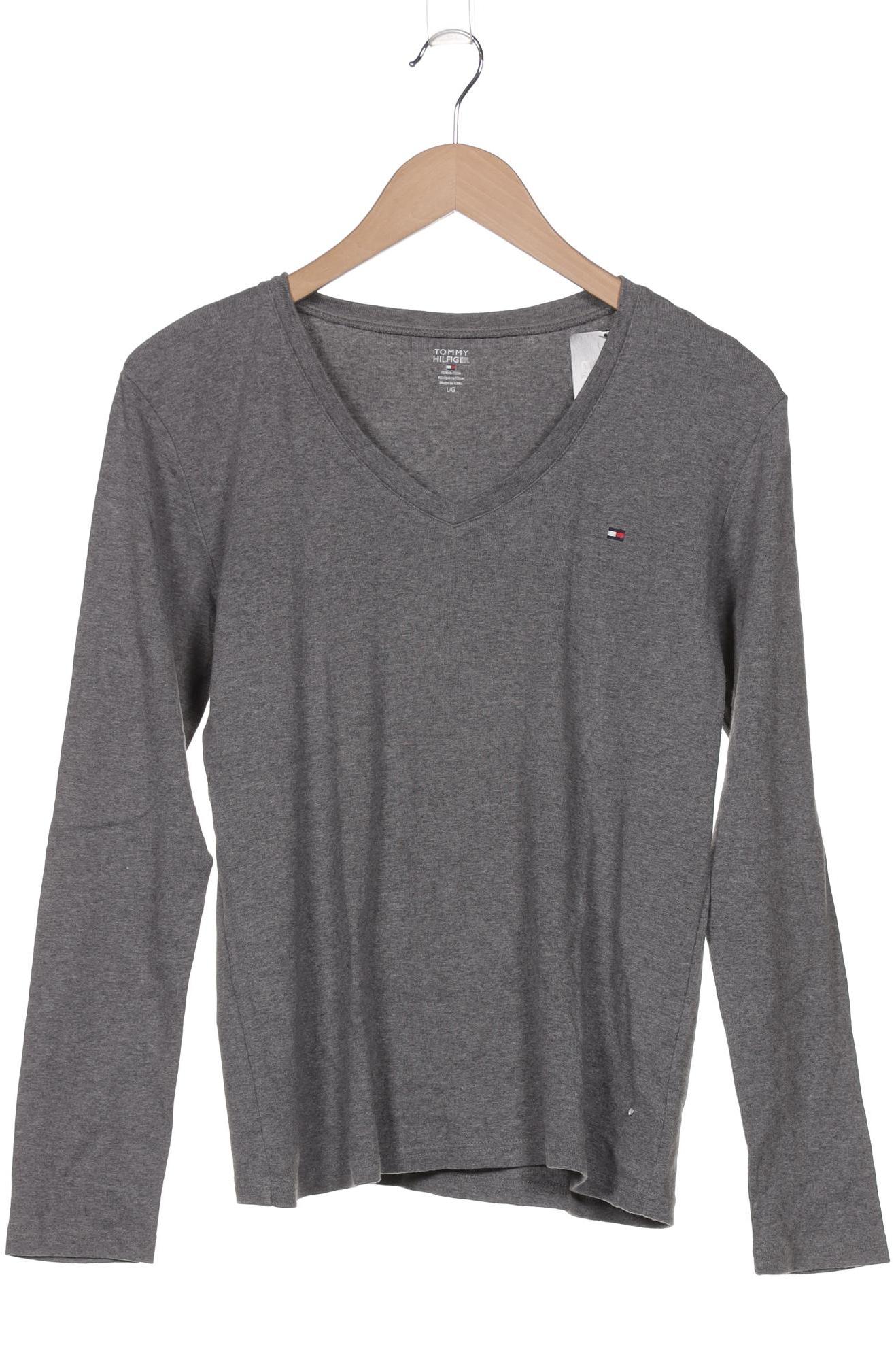 

Tommy Hilfiger Damen Langarmshirt, grau, Gr. 42