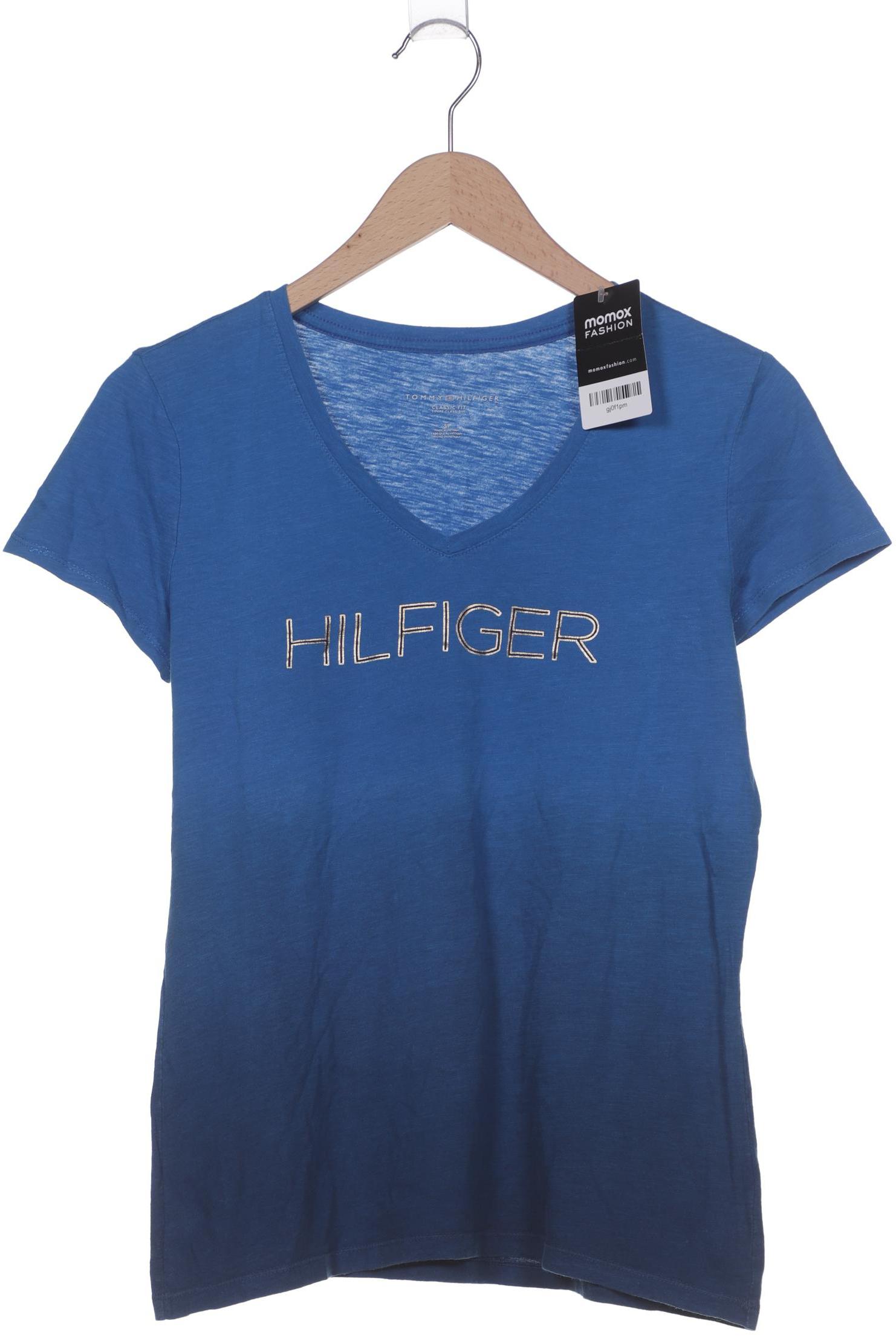 

Tommy Hilfiger Damen T-Shirt, blau, Gr. 36