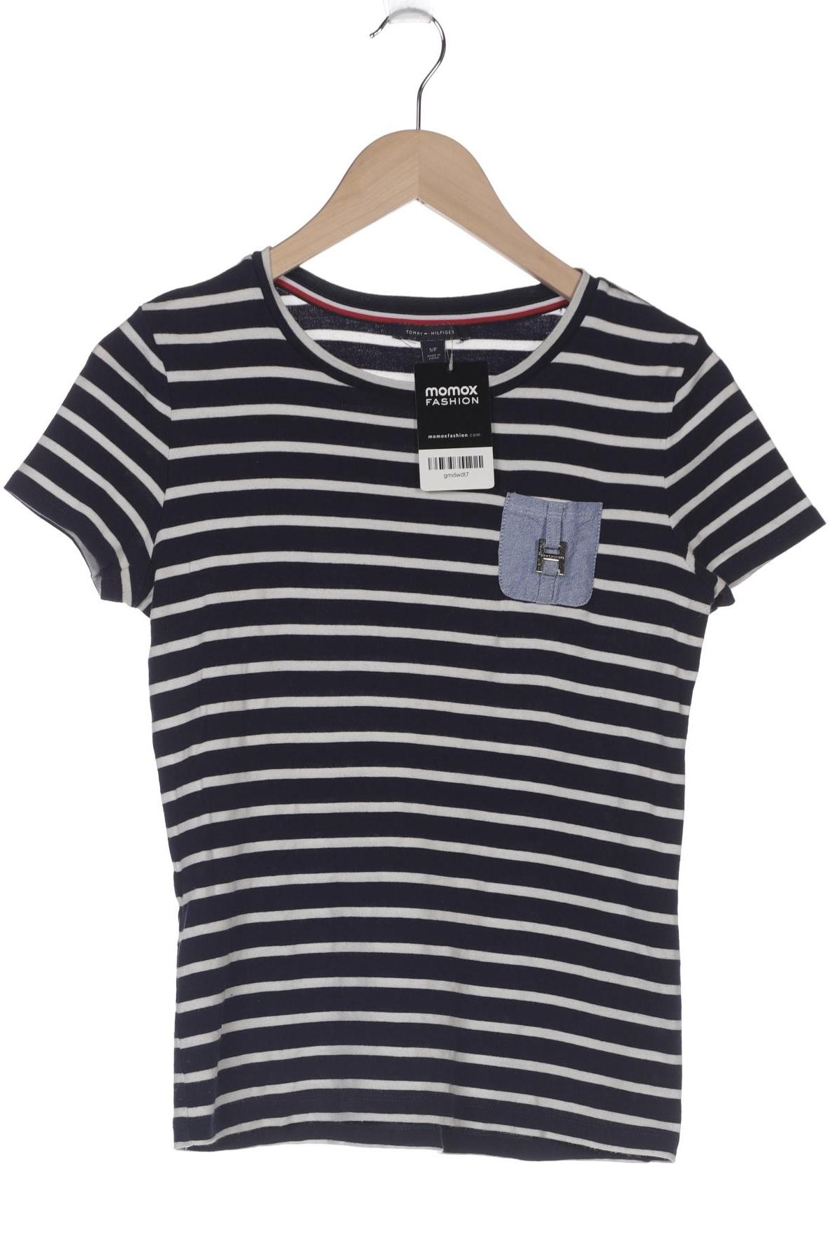 

Tommy Hilfiger Damen T-Shirt, marineblau, Gr. 36