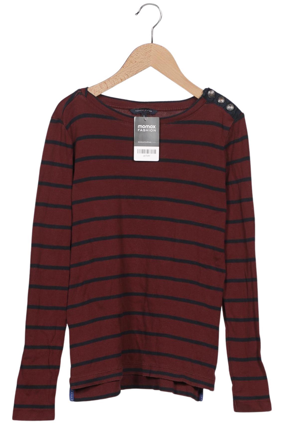 

Tommy Hilfiger Damen Langarmshirt, bordeaux, Gr. 36
