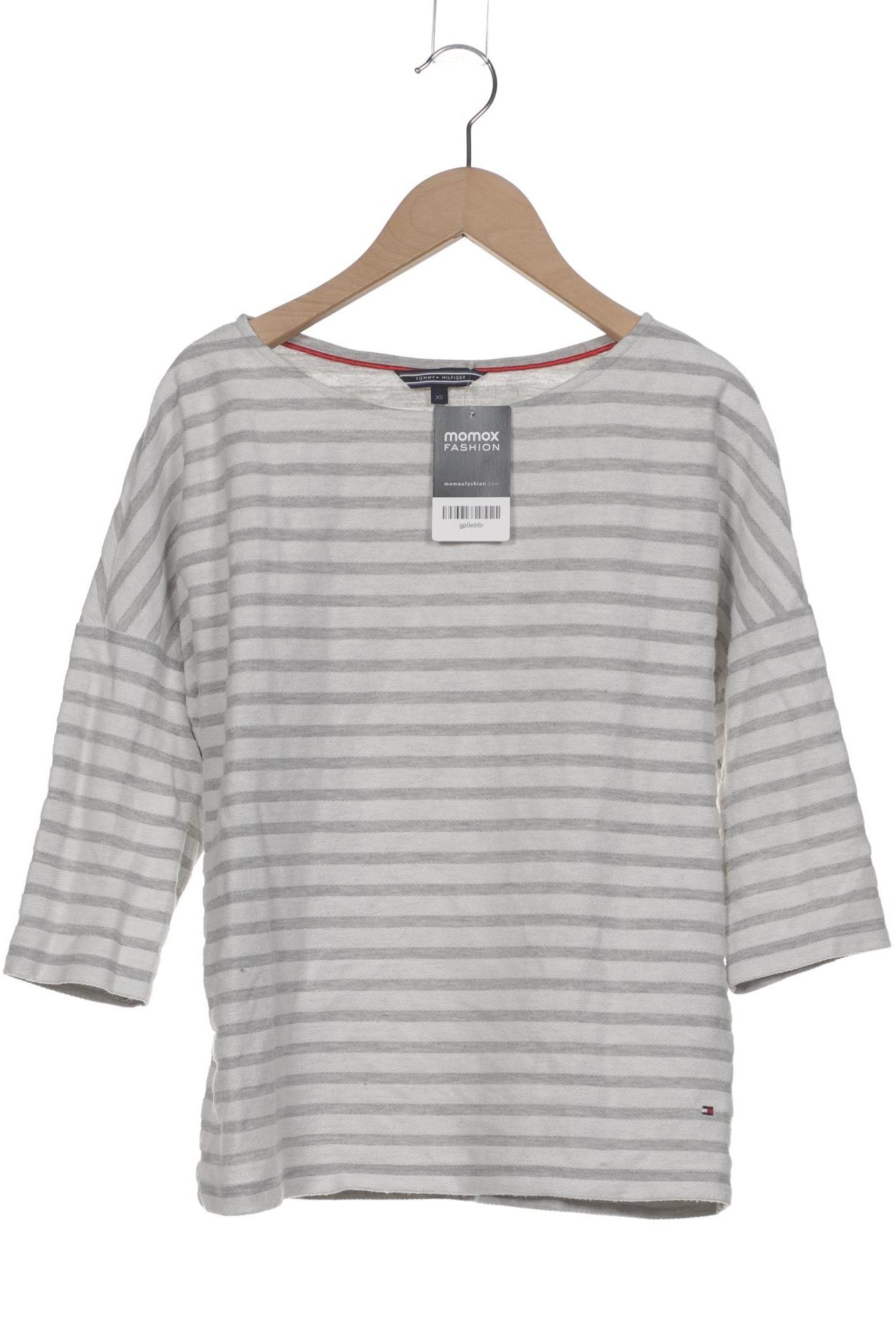 

Tommy Hilfiger Damen Langarmshirt, grau, Gr. 34