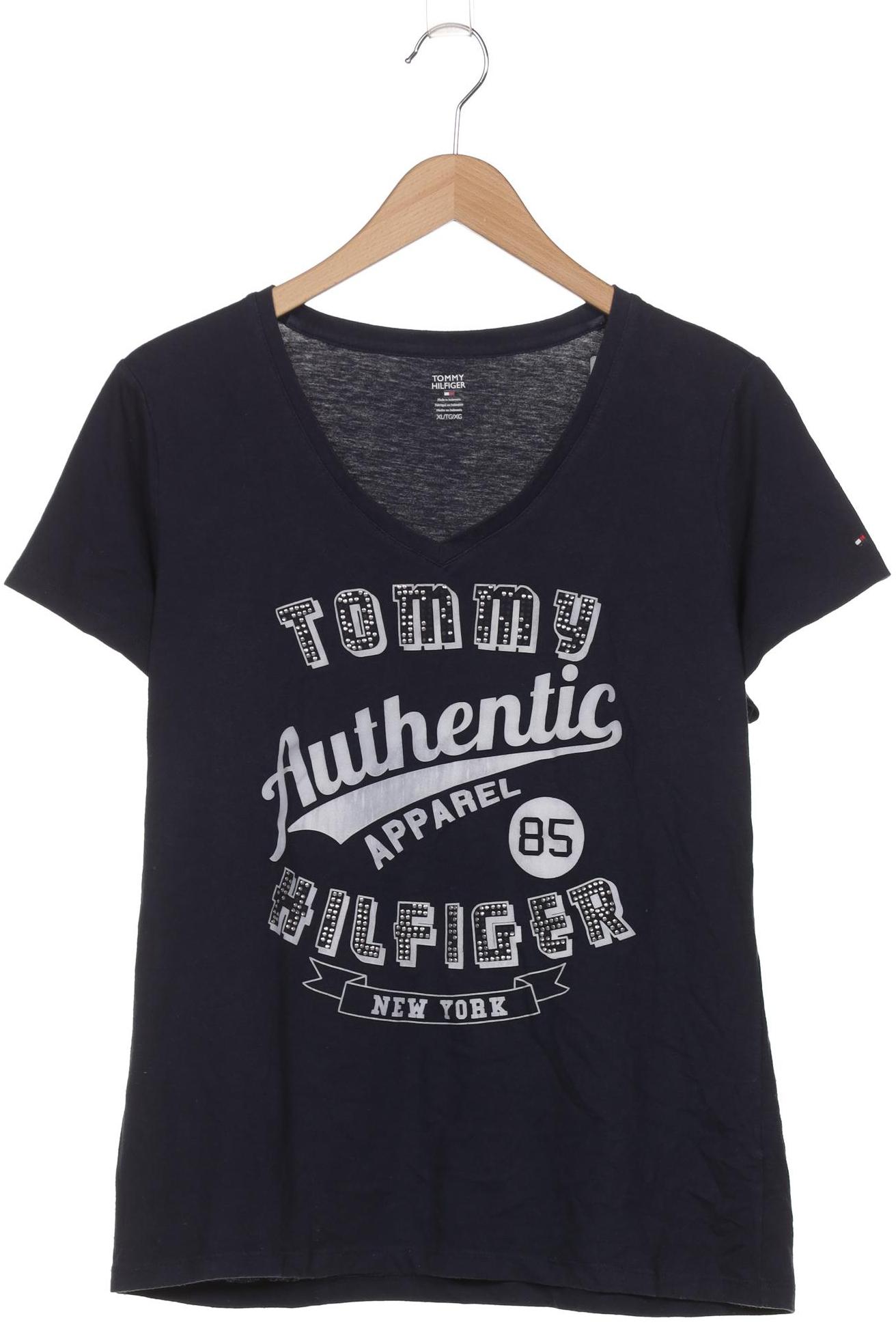 

Tommy Hilfiger Damen T-Shirt, marineblau, Gr. 44