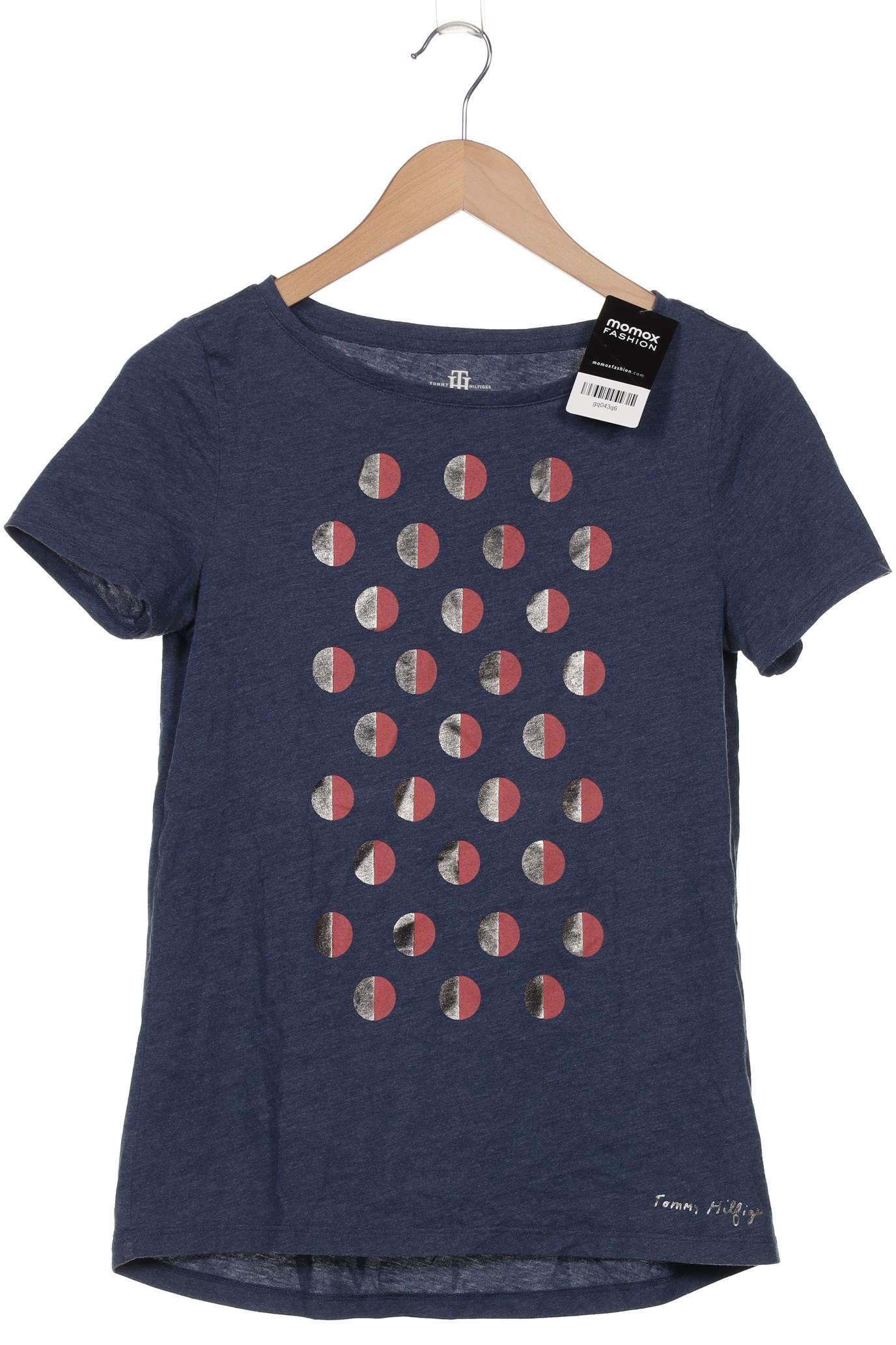 

Tommy Hilfiger Damen T-Shirt, marineblau, Gr. 36