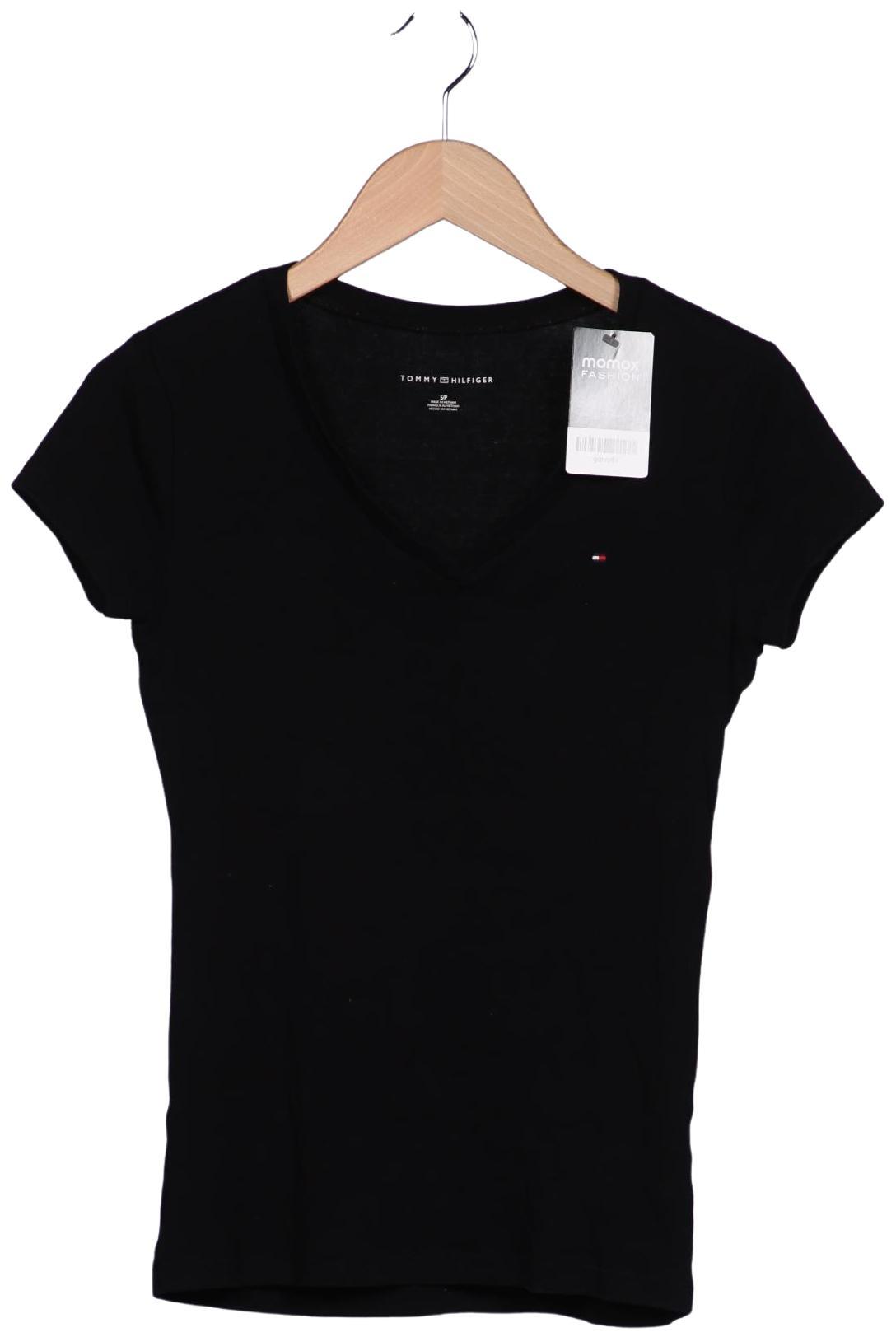

Tommy Hilfiger Damen T-Shirt, schwarz, Gr. 36