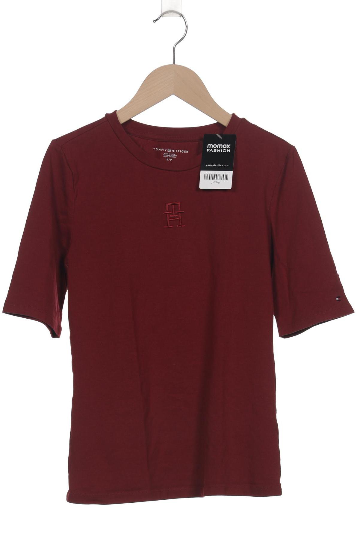 

Tommy Hilfiger Damen T-Shirt, bordeaux, Gr. 36