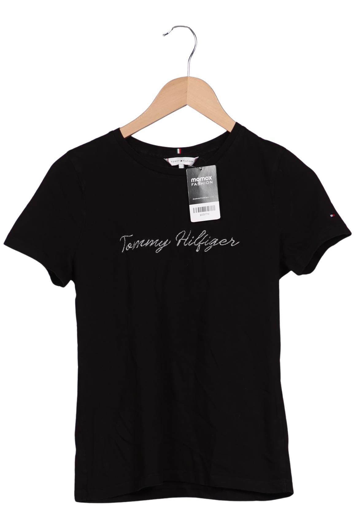 

Tommy Hilfiger Damen T-Shirt, schwarz, Gr. 36