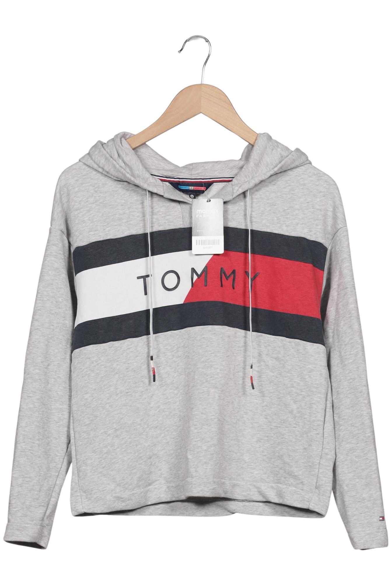 

Tommy Hilfiger Damen Kapuzenpullover, grau, Gr. 36