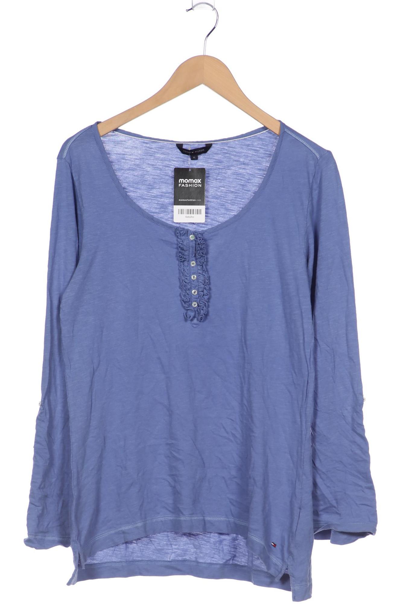 

Tommy Hilfiger Damen Langarmshirt, blau, Gr. 44