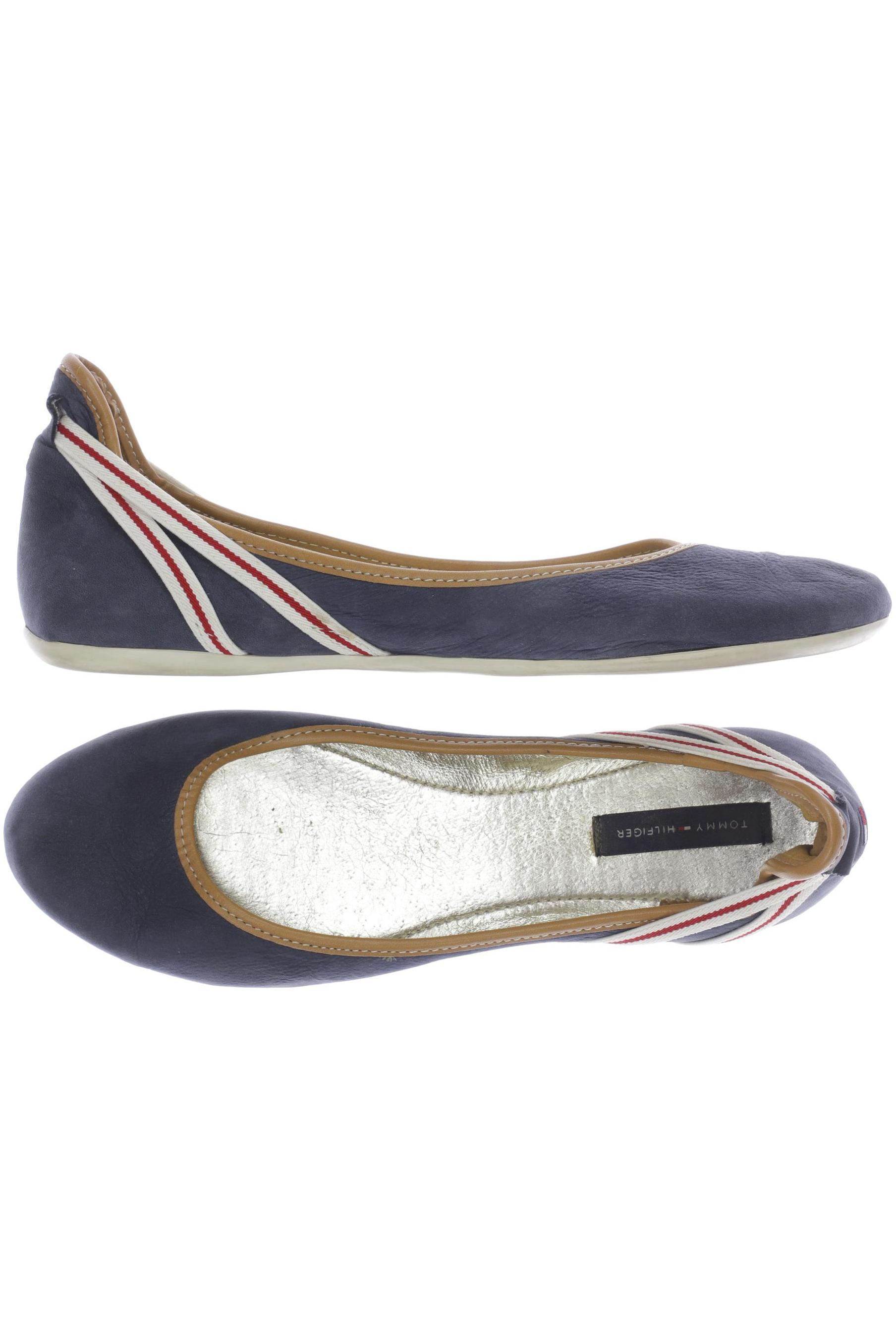 

Tommy Hilfiger Damen Ballerinas, blau, Gr. 42