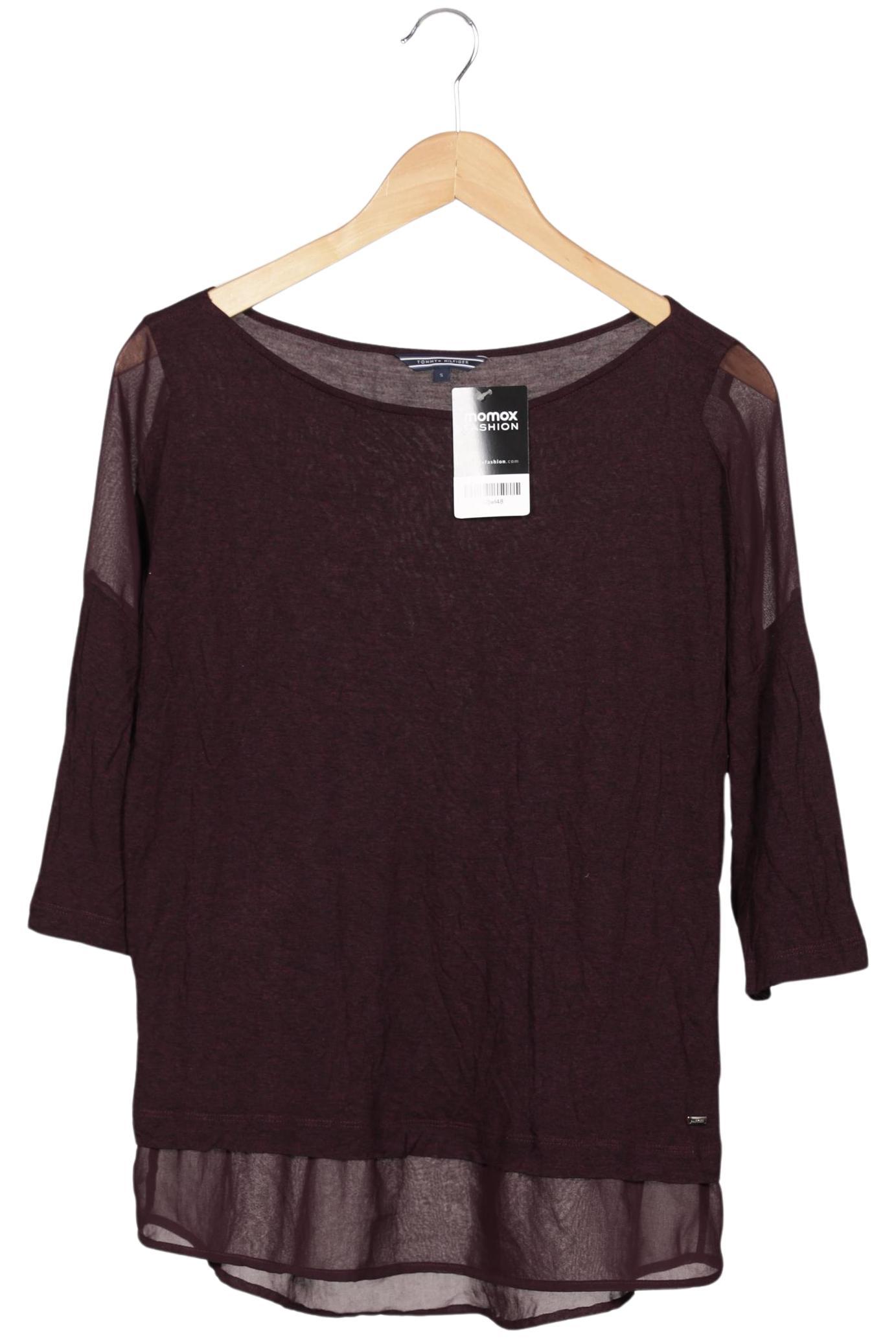 

Tommy Hilfiger Damen Langarmshirt, bordeaux, Gr. 36