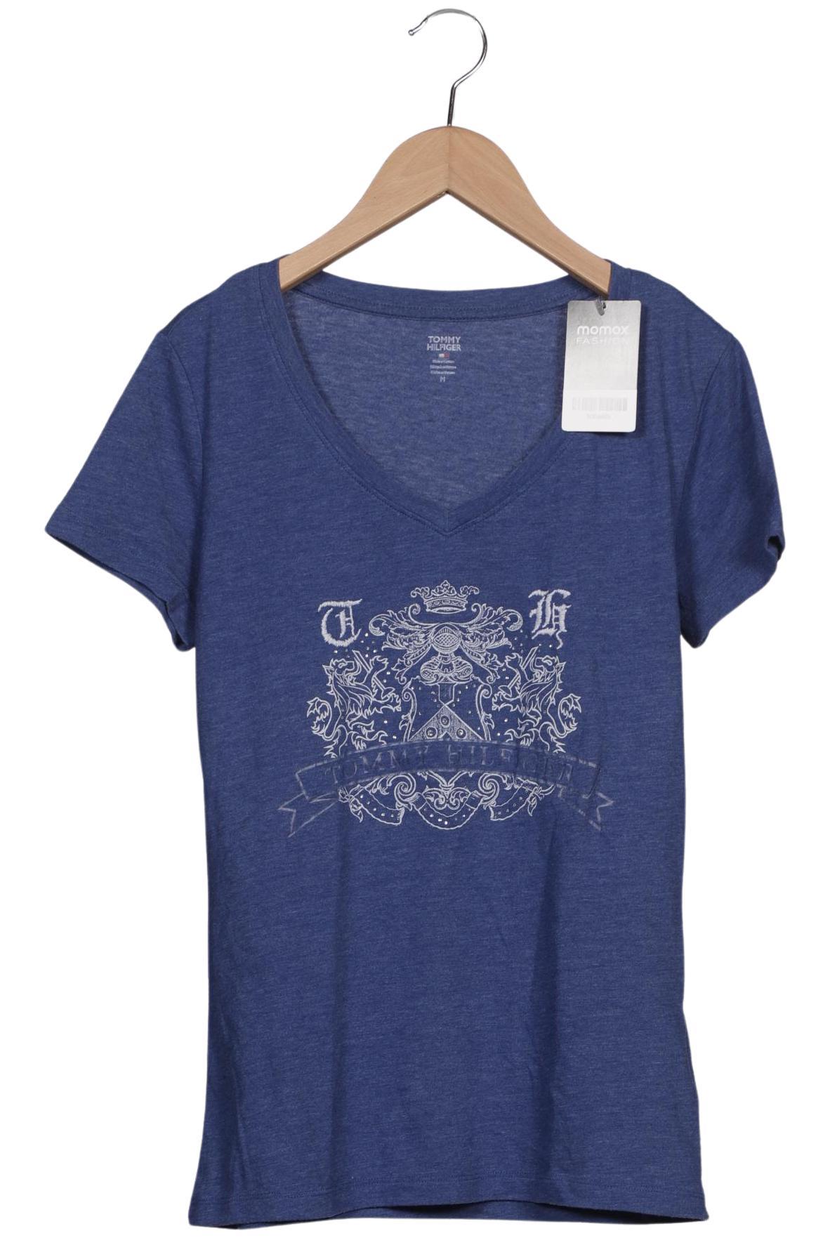 

Tommy Hilfiger Damen T-Shirt, blau, Gr. 38