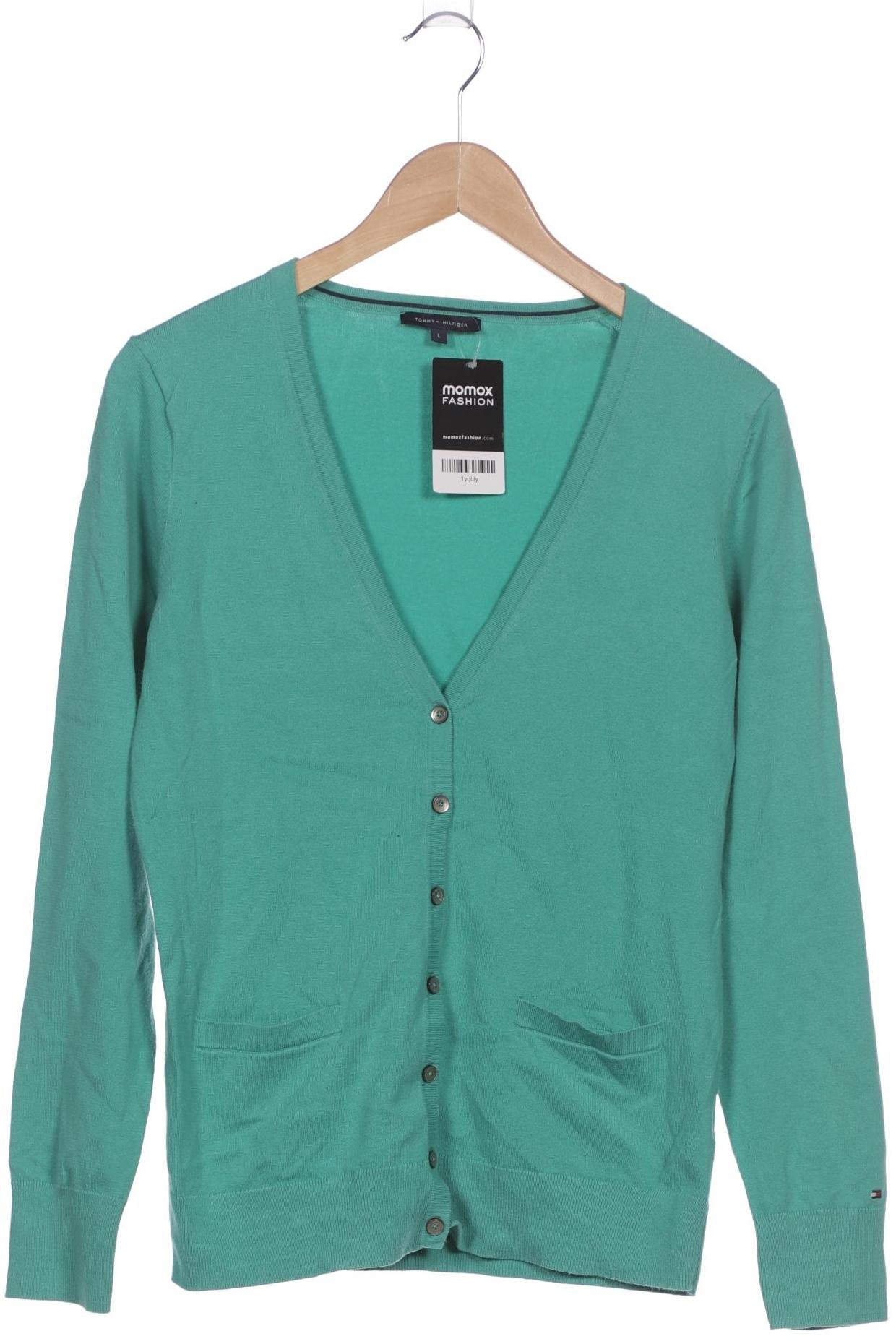 

Tommy Hilfiger Damen Strickjacke, grün, Gr. 42