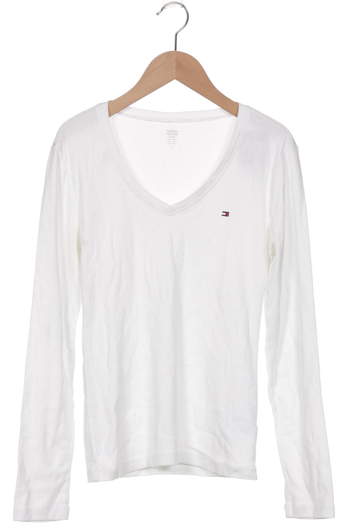 

Tommy Hilfiger Damen Langarmshirt, weiß, Gr. 38