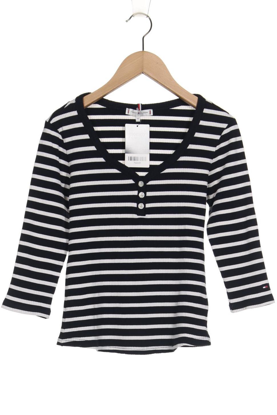 

Tommy Hilfiger Damen Langarmshirt, marineblau, Gr. 38