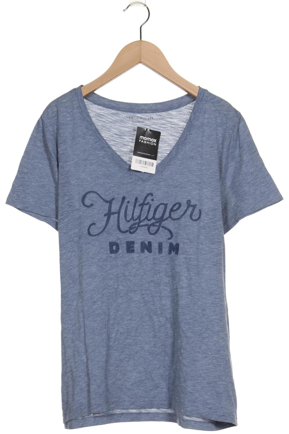 

Tommy Hilfiger Damen T-Shirt, blau, Gr. 38