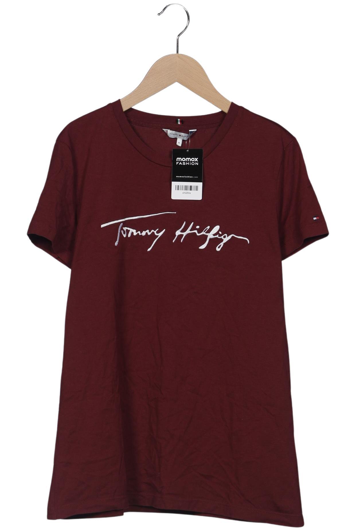 

Tommy Hilfiger Damen T-Shirt, bordeaux, Gr. 44