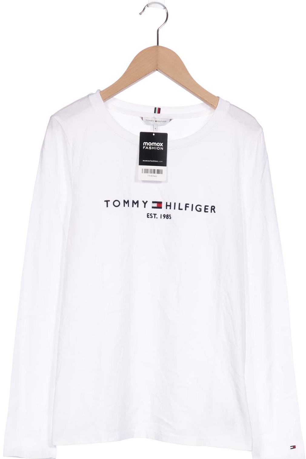

Tommy Hilfiger Damen Langarmshirt, weiß, Gr. 36